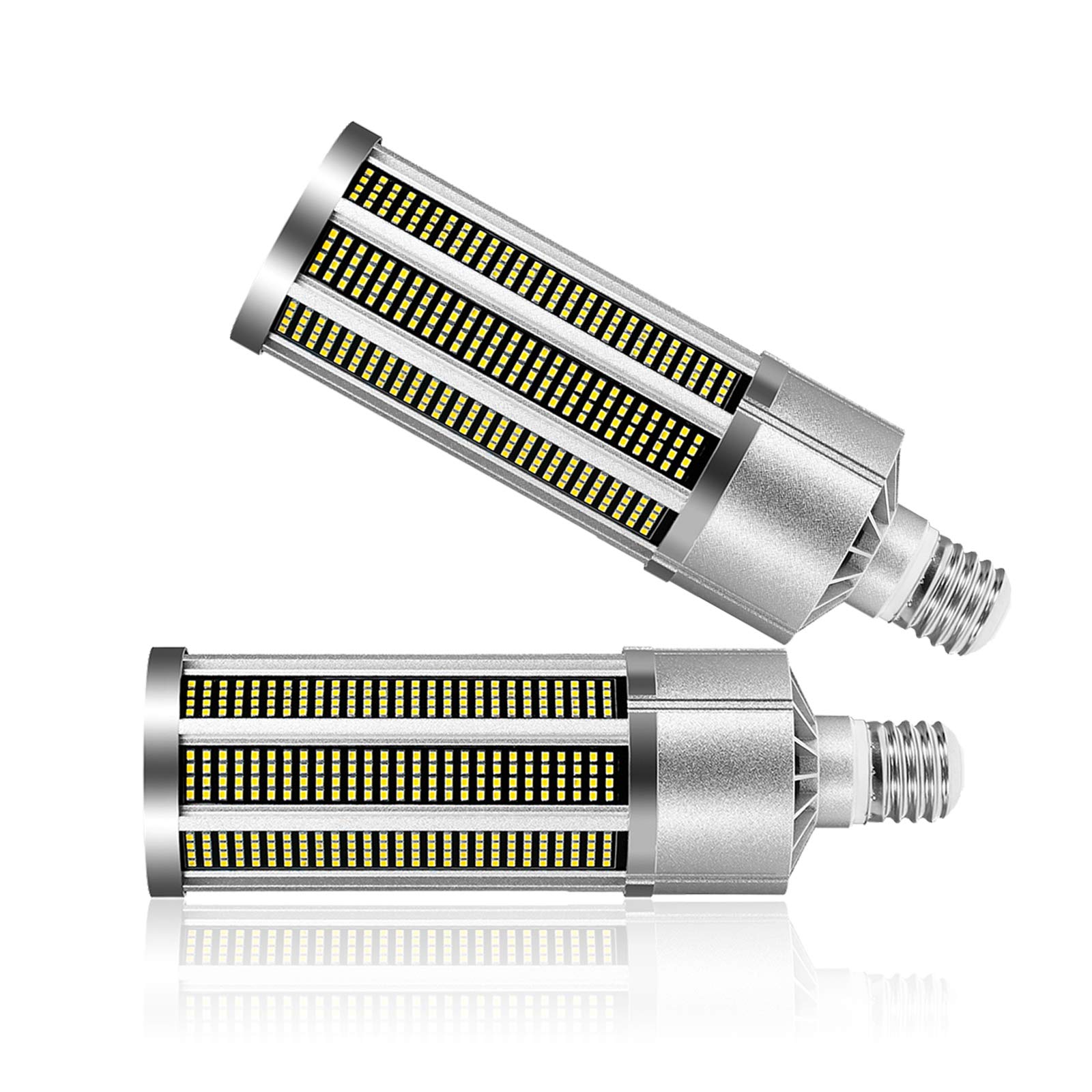 Ampoules LED en forme maïs super lumineuses 20 W, culot E27, 3000 K/6000 K, 2500 lumens éclairage plafond grande surface, garage, entrepôt, atelier, 2 pièces