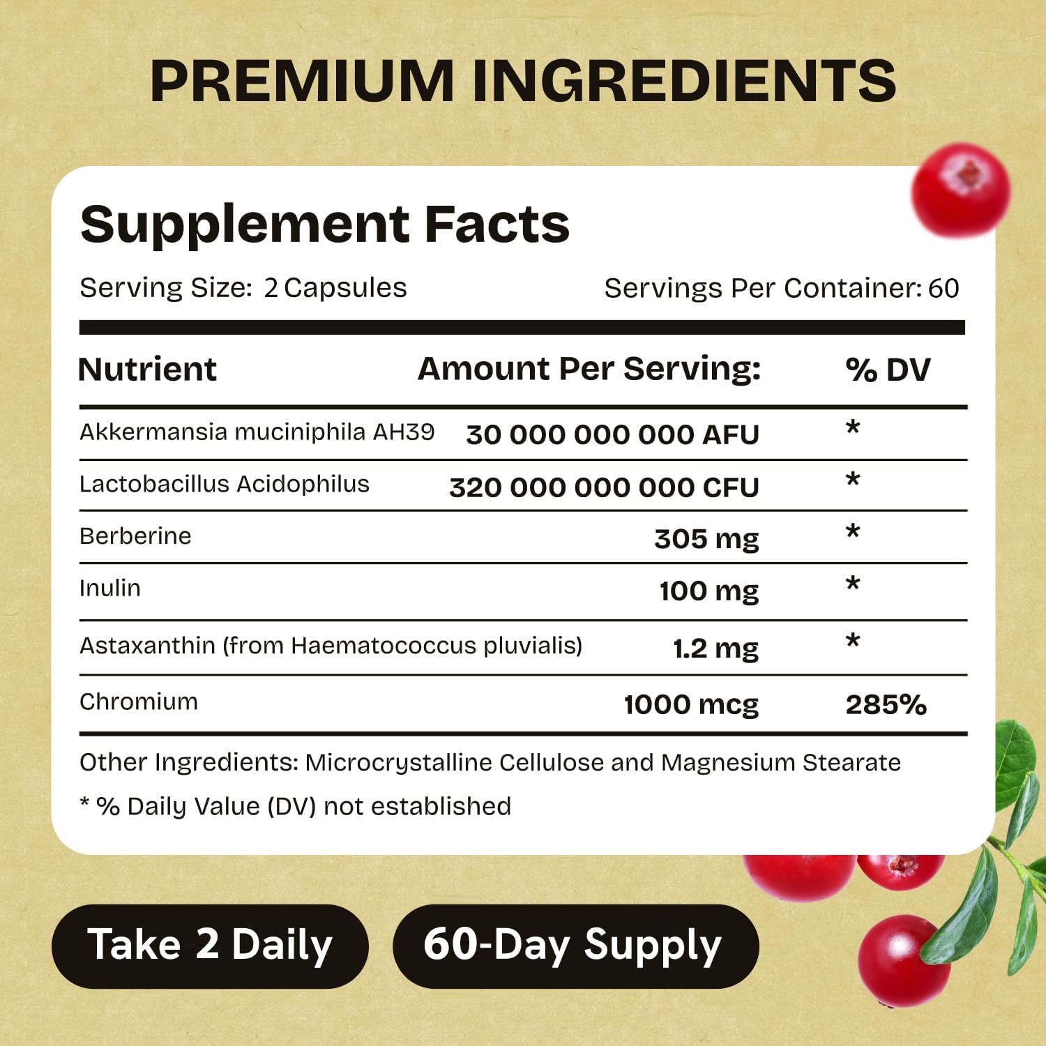 Akkermansia Probiotic - 320 Billion CFU | Akkermansia Muciniphila Probiotic — Amazon image 6
