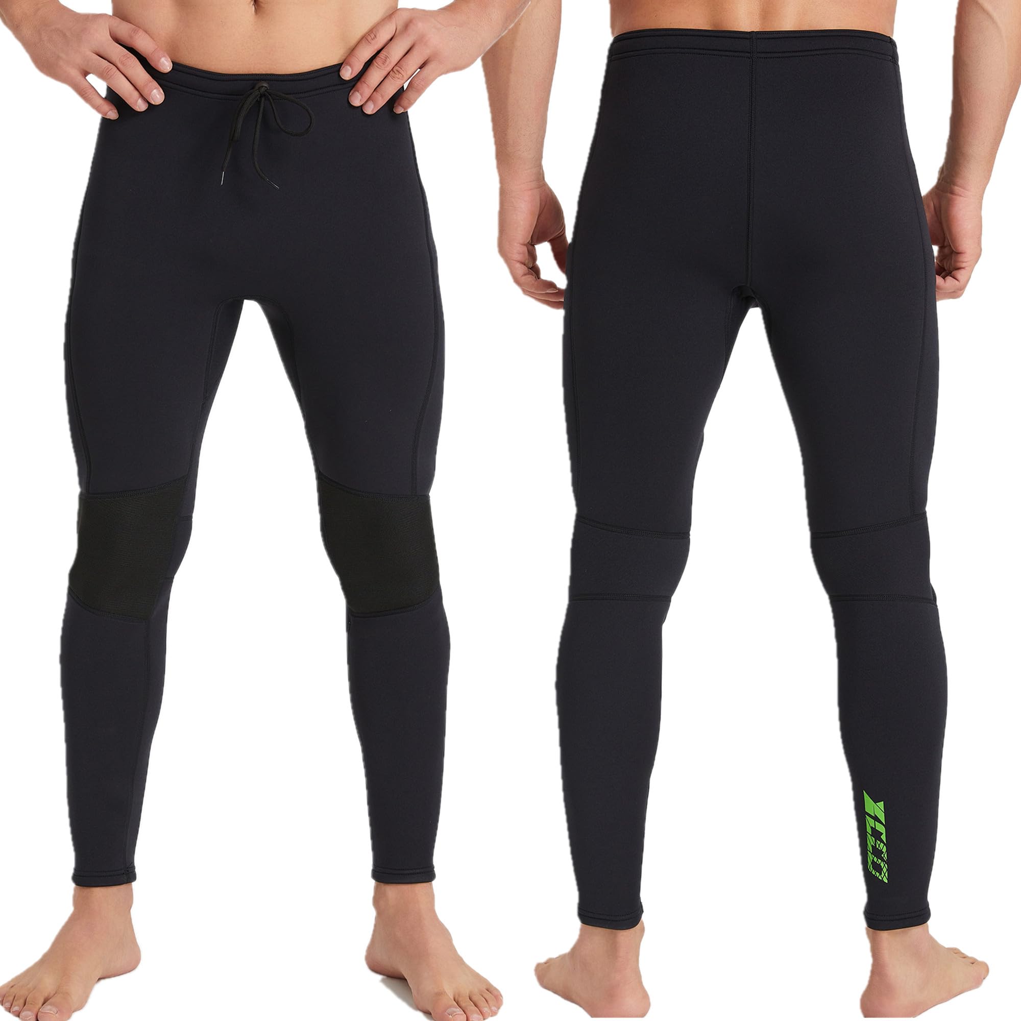 ZCCO Pantaloni in neoprene da uomo e da donna, pantaloni lunghi in neoprene da 1,5 mm/3mm, pantaloni da immersione per surf, kayak, nuoto, immersioni, canoa - 3