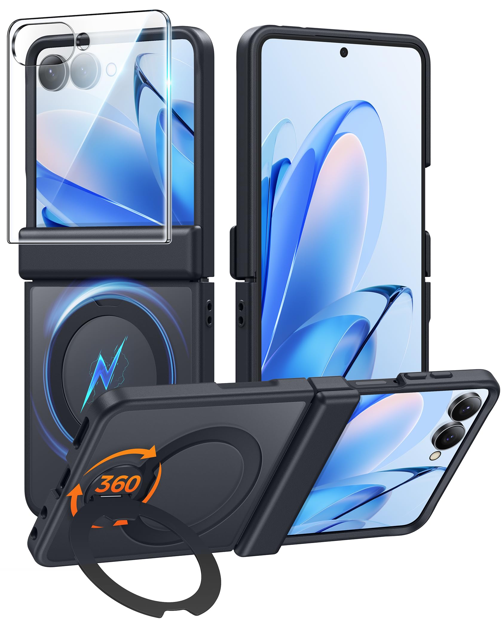 Photo 1 of FNTCASE for Samsung Galaxy Z Flip 8 Case