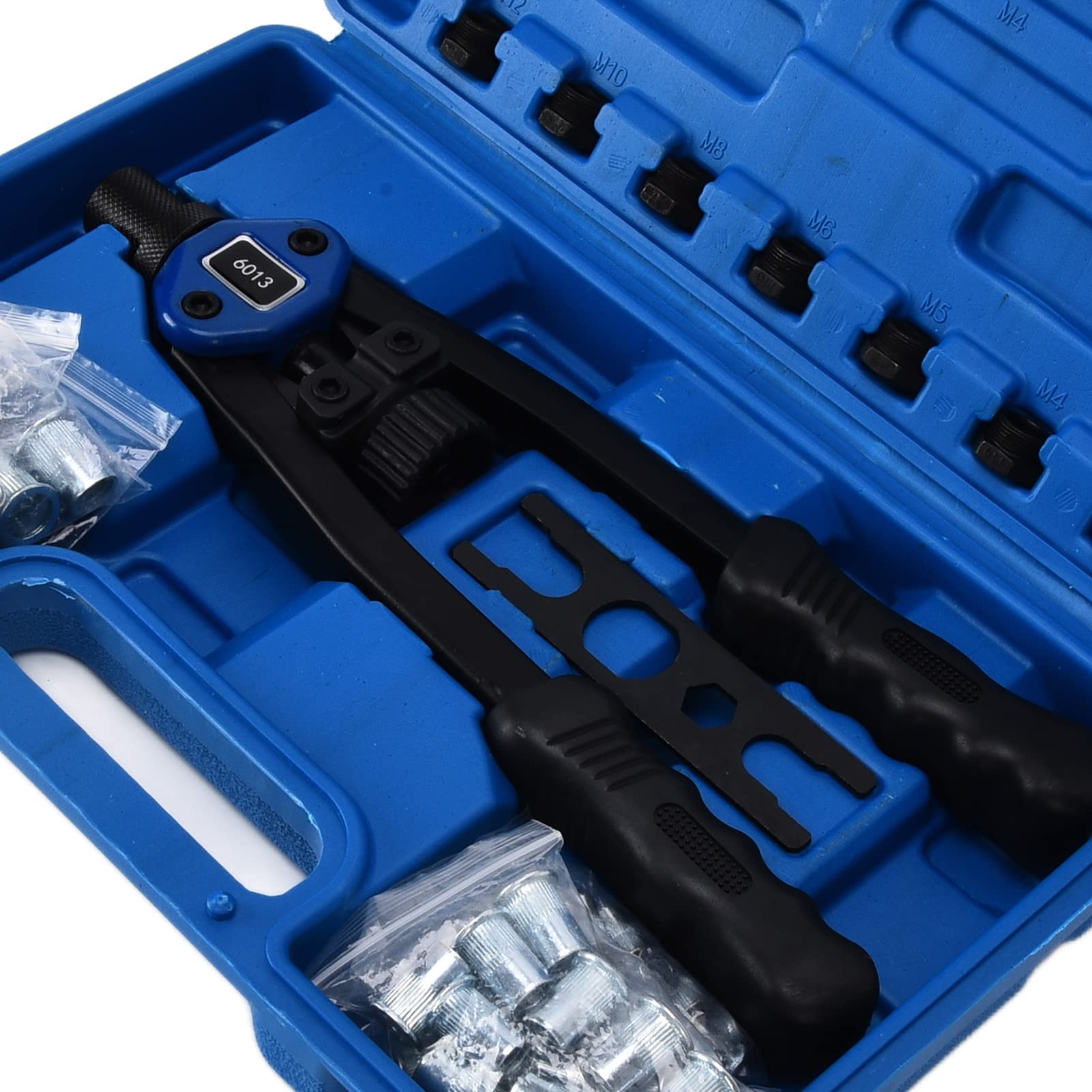 Pop Rivet Tool Heavy Duty Long Arm Rivnut Tool Set - For M3 To M10 ...