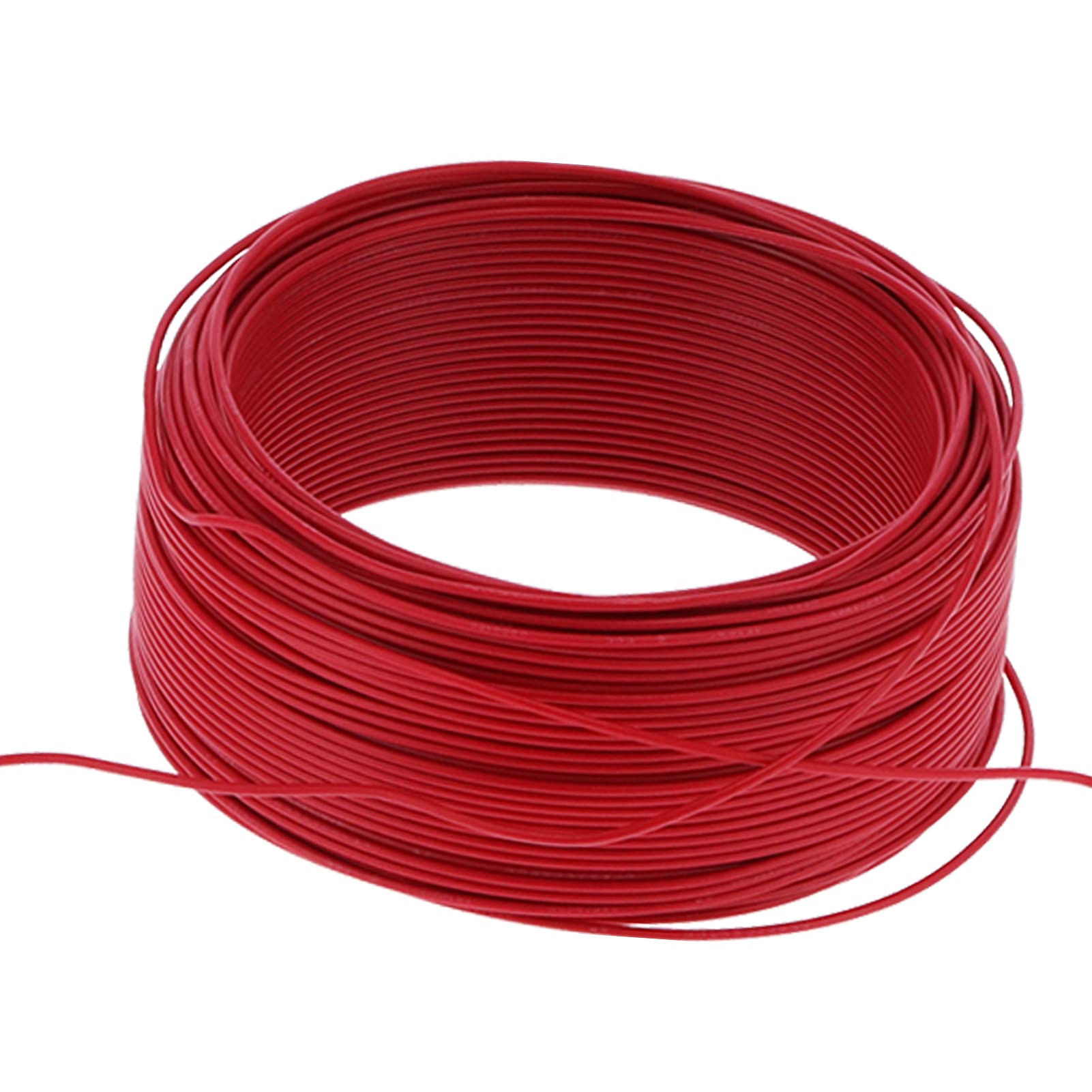 Cable conductor aislado de cobre rojo de 7 núcleos, 100 m, 328,1 pies, AC300V