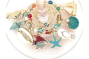 Wine Markers for Stem Glasses: Nautical Delights for Beach Enthusiasts