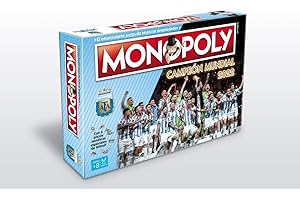 Monopoly Argentina Campeon Mundial Edition Board Game for Families and Kids Ages 8 and Up