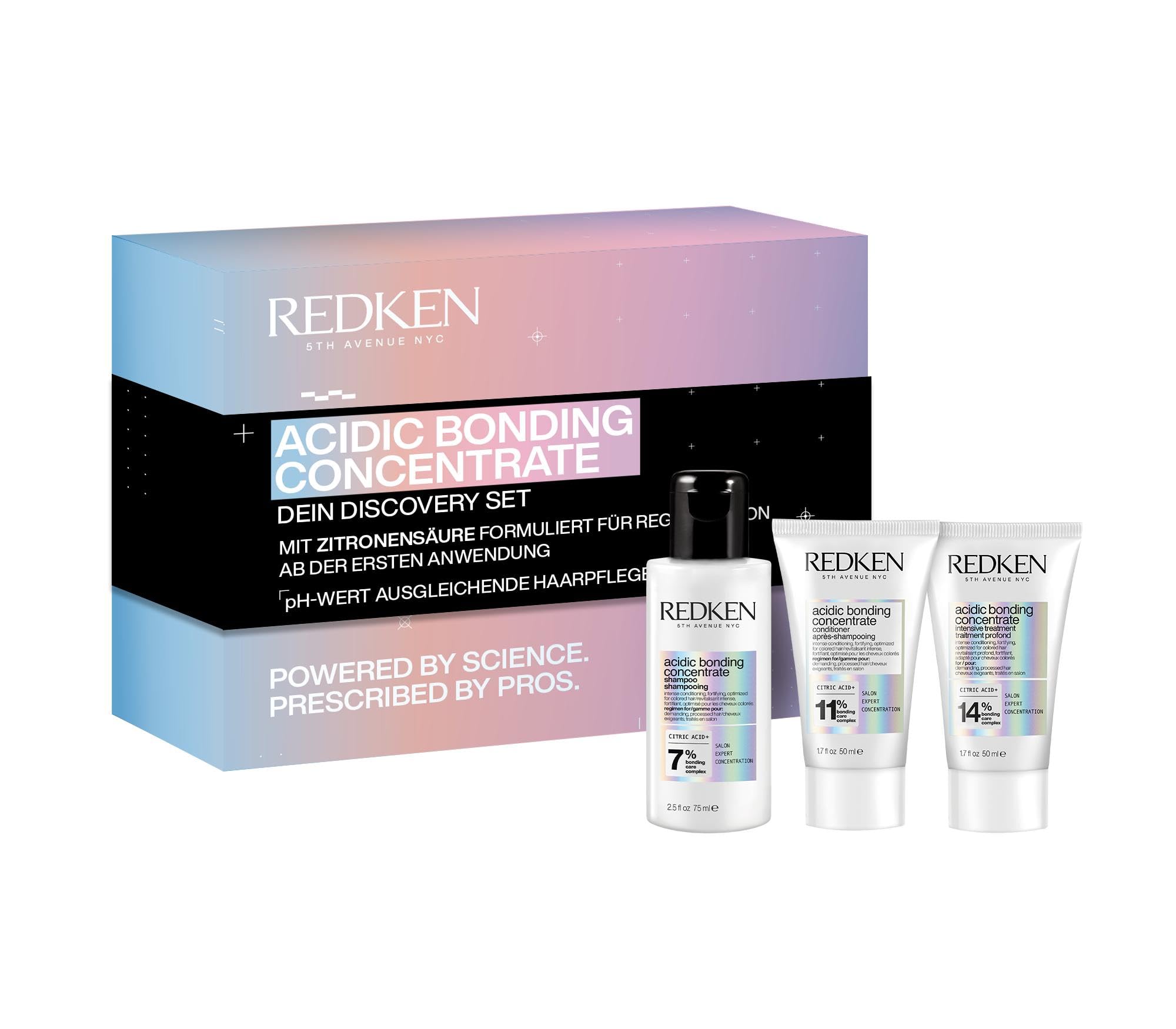 Redken ABC Probierset: Reisegrößen Shampoo, Spülung & Pre-Treatment