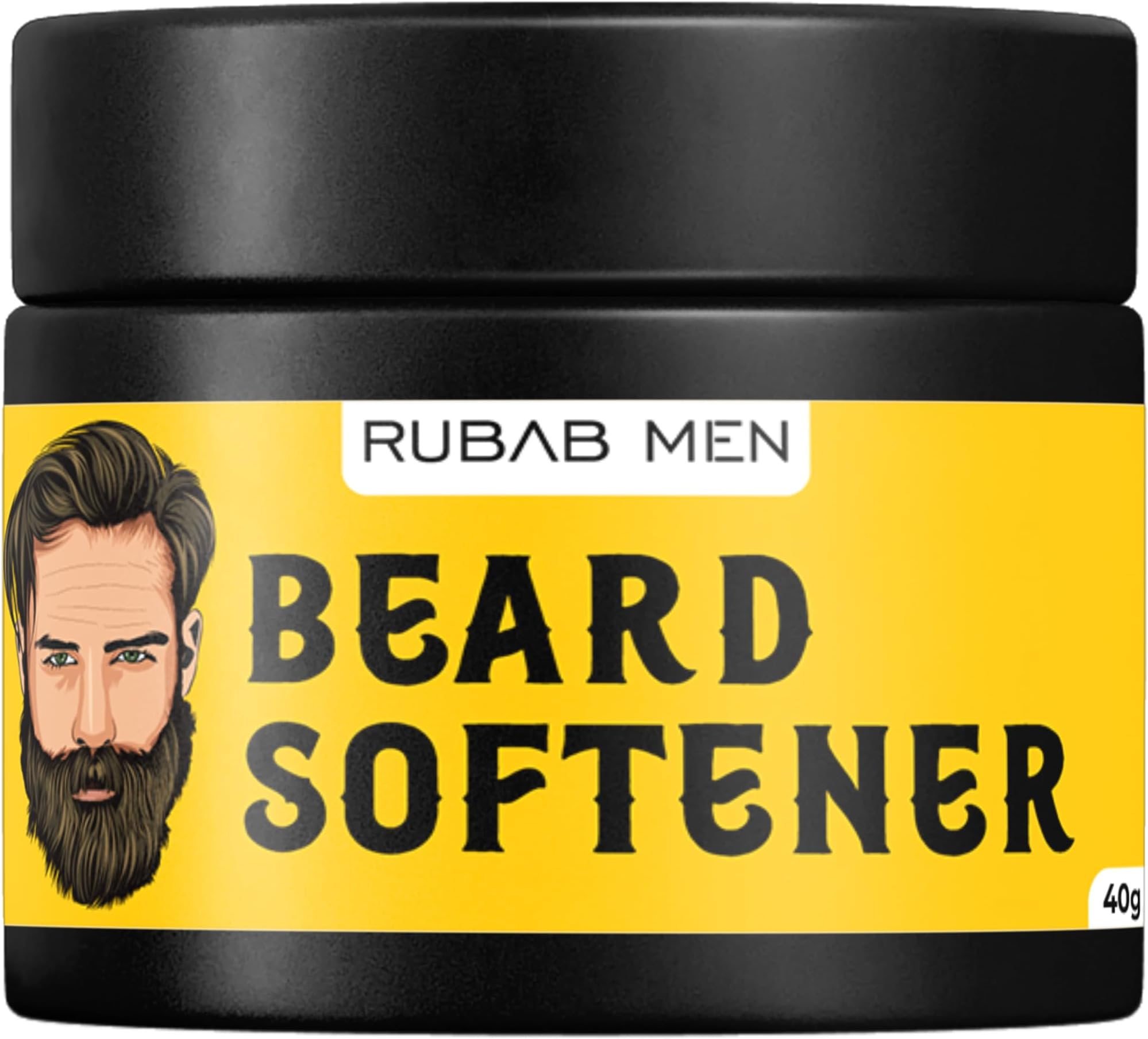 Beard Softener for Men, 40g| Beard Butter Balm Effective at Softening Hair Giving Smooth Texture, Non_Greasy Look & Nice Hold | Itch-Free Daily Use Beard Cream for Healthy Beard Growth