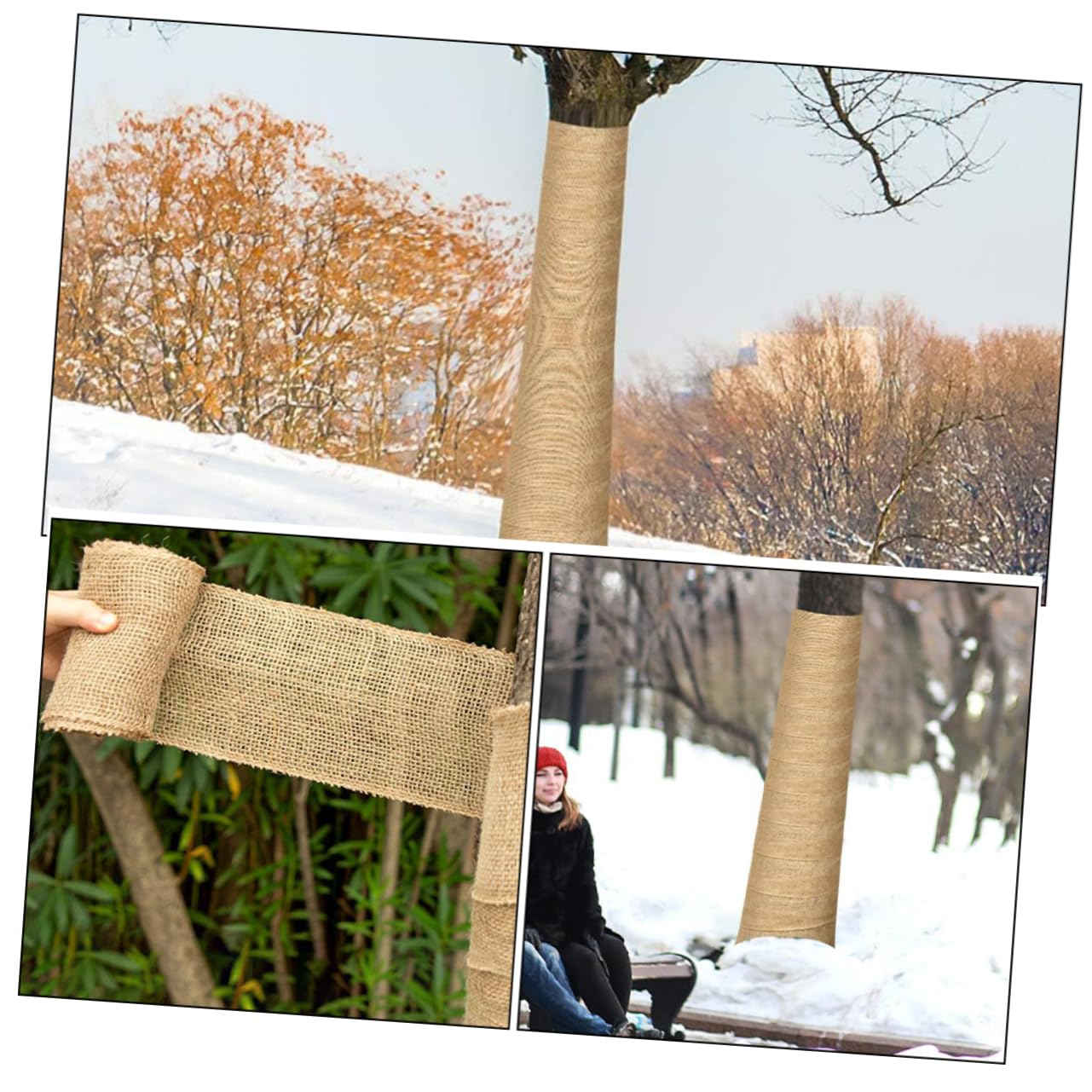 UPKOCH 5 di Pellicola Protettiva Antivento E Antigelo per Tronchi D'albero - Accessorio per Piante