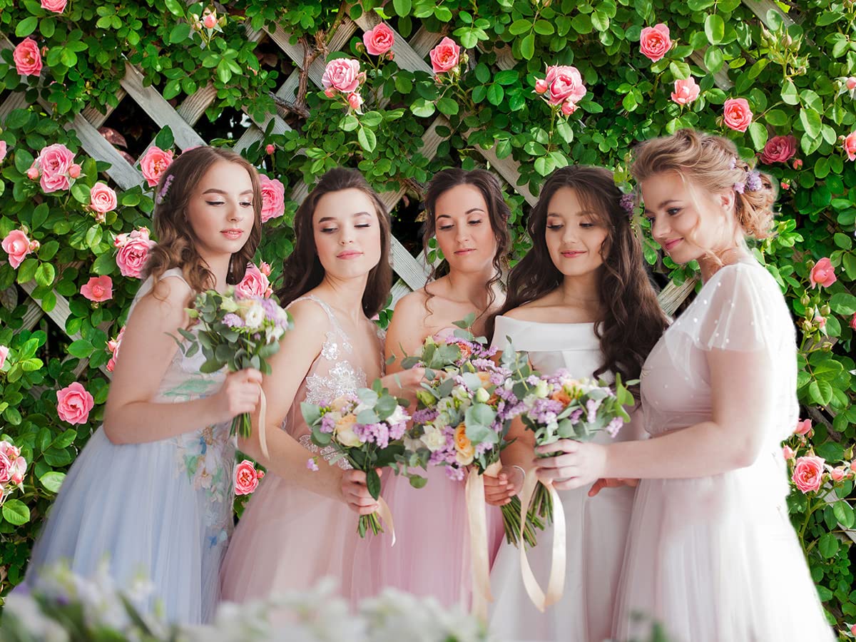AIIKES 10 x 20 m Fiori Sfondo per Fotografia Primavera Floreale Foto Sfondo Verde Foglia Recinzione Fondali Matrimonio Nuziale Sfondo Baby Shower Festa di Compleanno Photo Booth Studio Puntelli 11-453