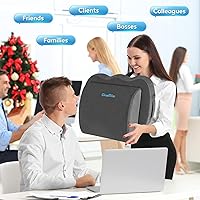 Vista 6 de CloudBliss Cojín de asiento, cojín para silla de oficina, cojín de asiento de automóvil, almohada de apoyo lumbar para silla de oficina, almohada