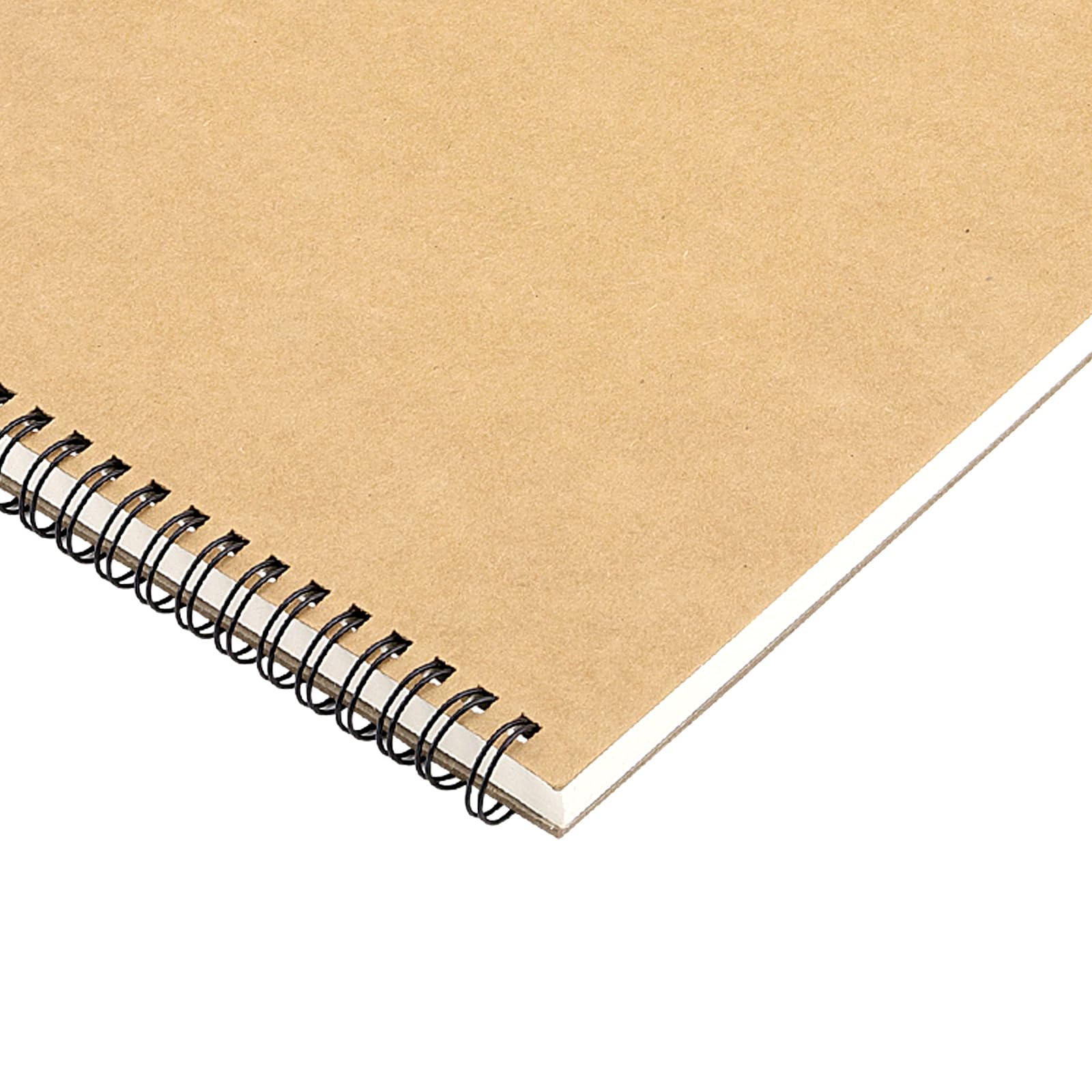 MAKTSAM 10 PCS 160gsm A4 Sketchbook, 60 Pages/30 Sheets Spiral Bound Kraft A4 Sketch Book Landscape Sketchbook - Image 3