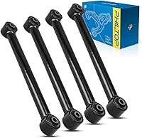 Vista 148 de PHILTOP Kit de suspensión ajustable de elevación de 1-6 pulgadas, 4 piezas de brazos de control superiores e inferiores delanteros compatibles