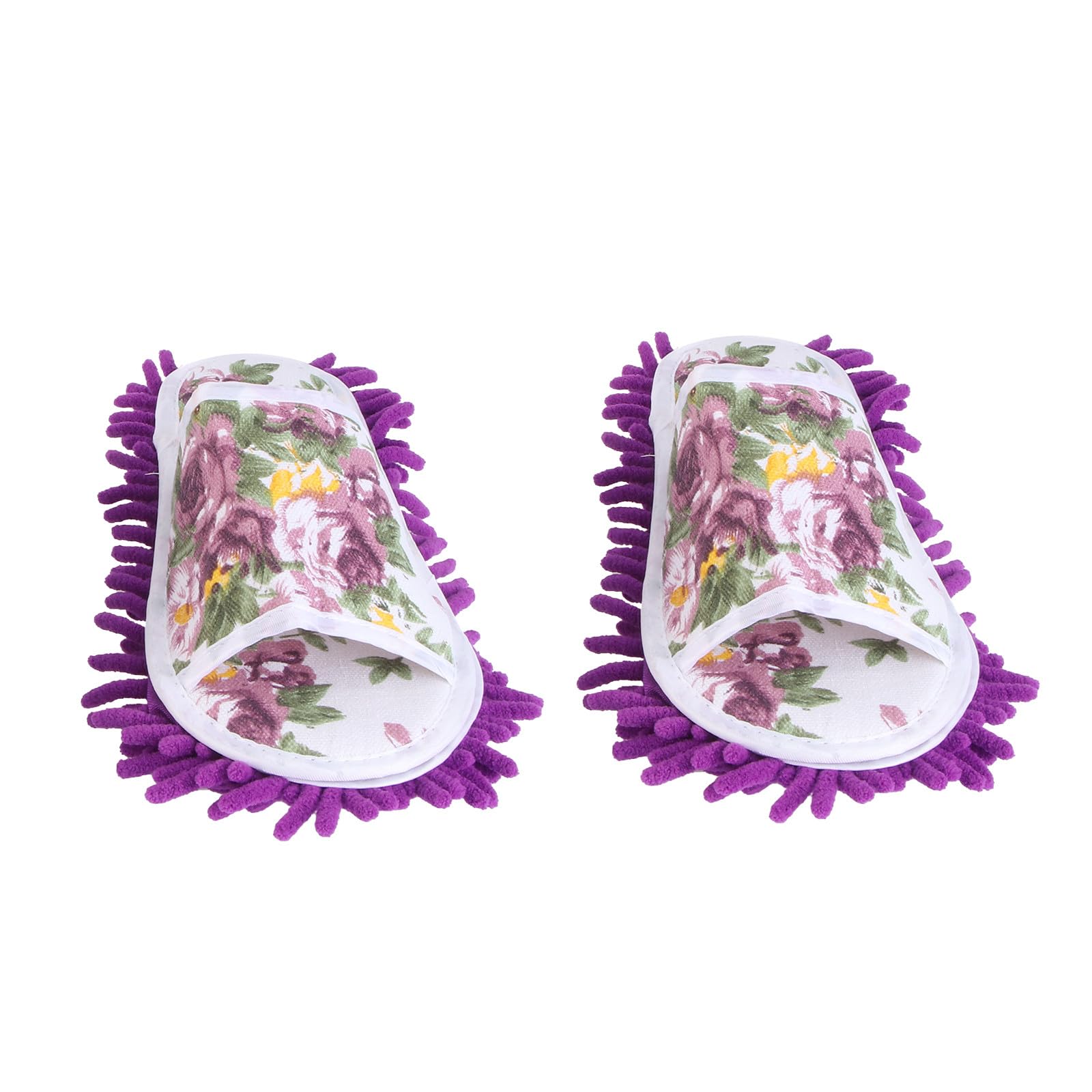 Mopas lavables silenciosas tipo zapatillas para limpiar pisos de chenilla cómodas