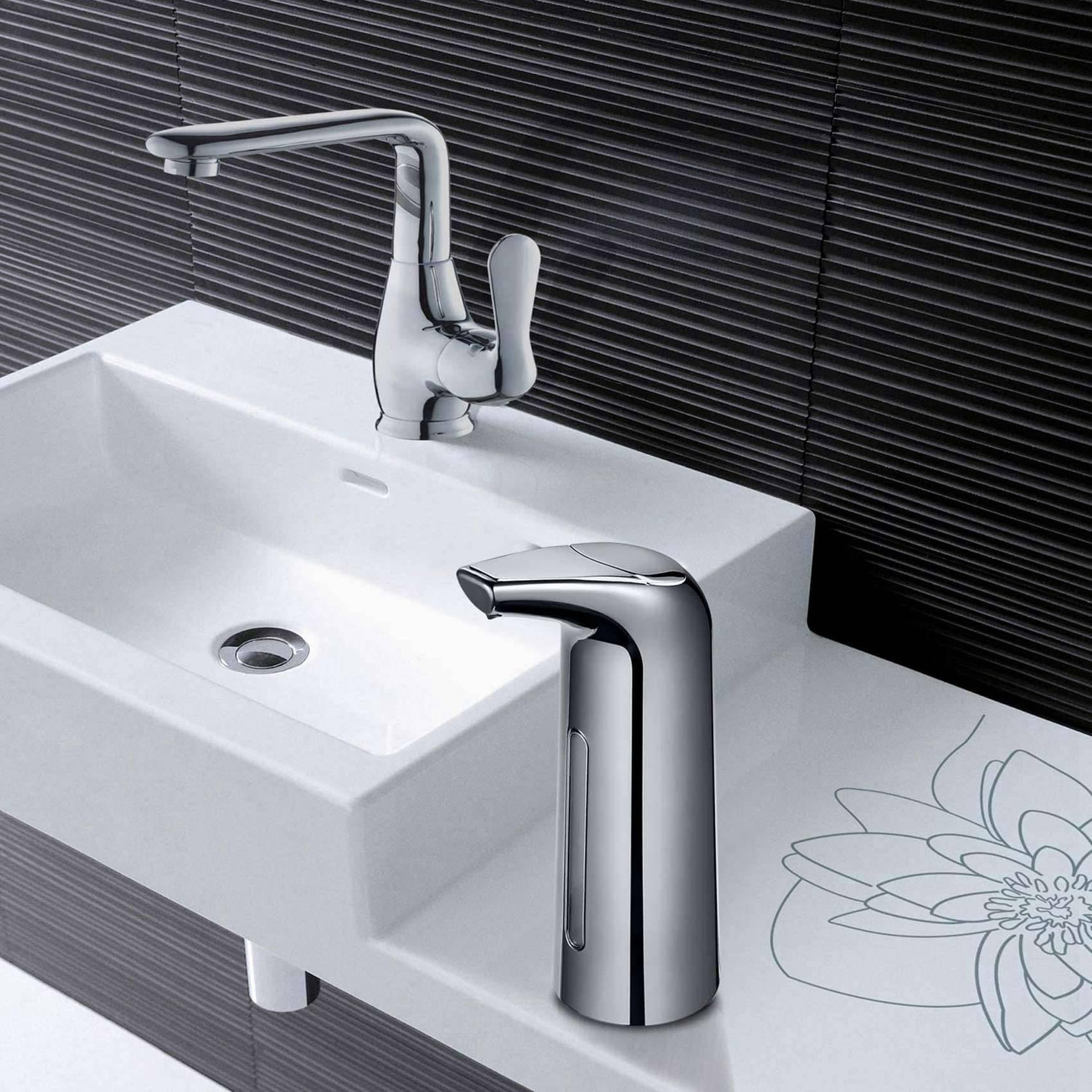4 x automatyczny dozownik mydła bezdotykowy 400 ml, dozownik mydła z czujnikiem, dozownik mydła do naczyń, do kuchni, łazienki, hotelu