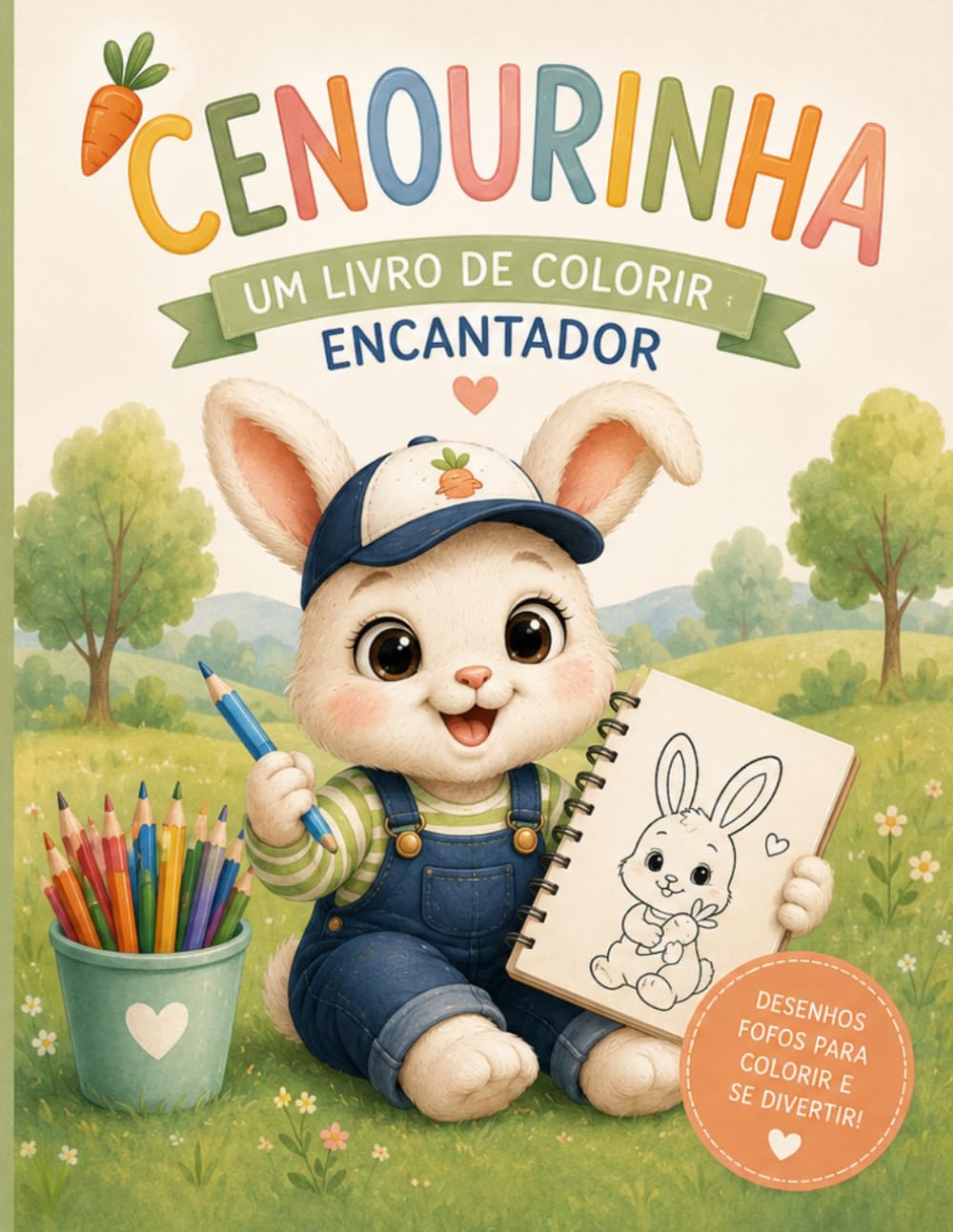 Cenourinha: Um Livro de Colorir Encantador