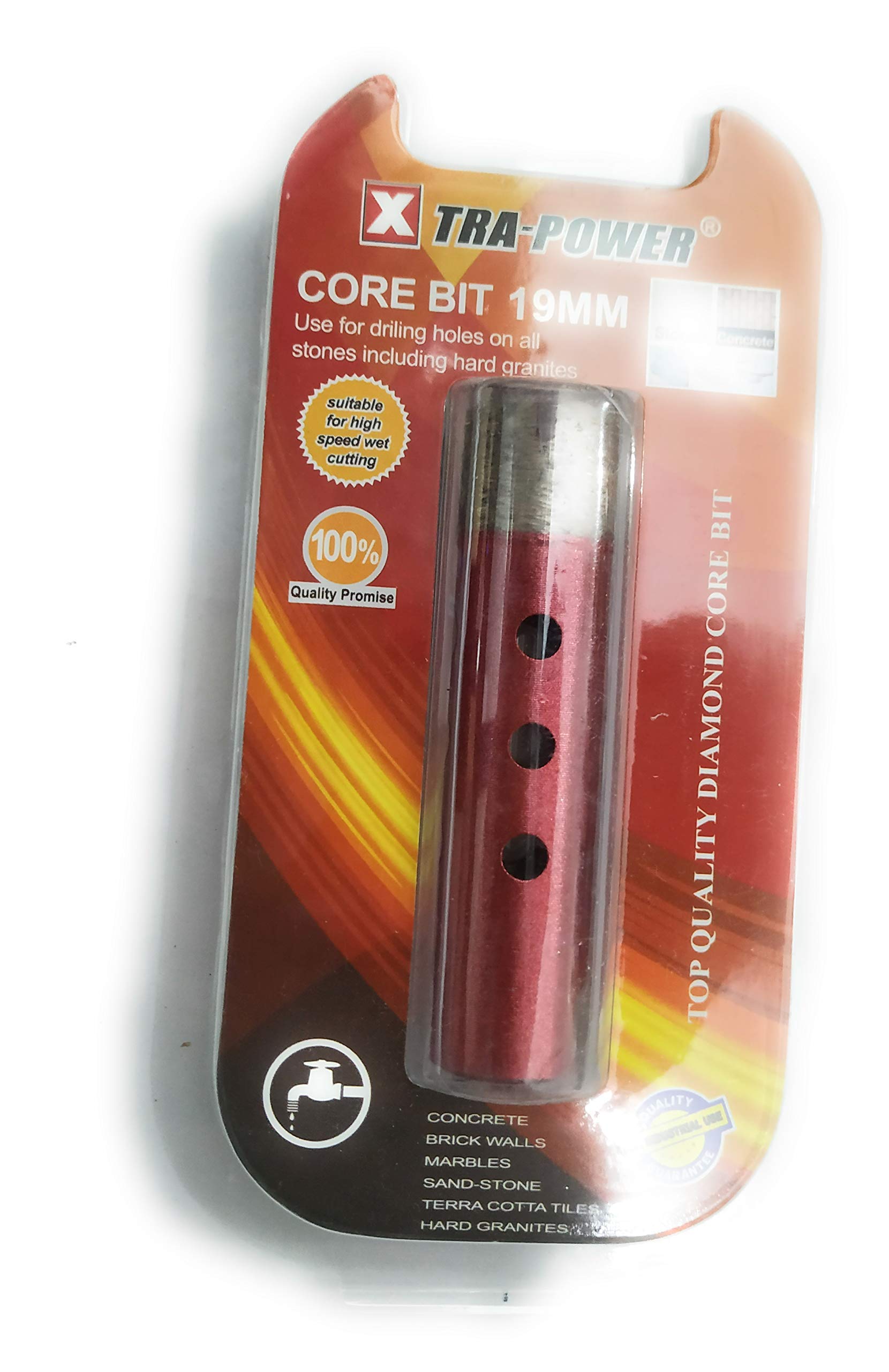 XTRA POWER 19MM Diamong Core Bit For Granite/Marble/Concrete/stone suitable for Angle Grinder (B08F3WF9SC) Amazon Price History, Amazon Price Tracker