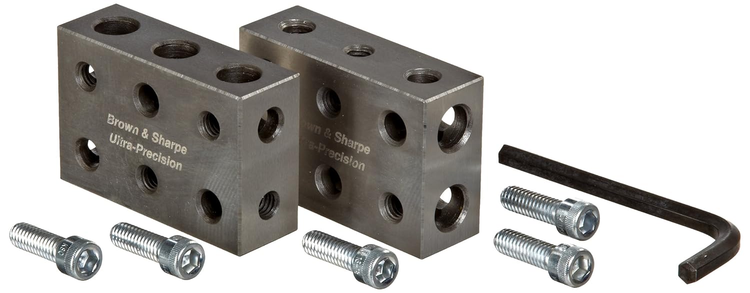 Brown & Sharpe 599-750-50 1-2-3 Blocks Set