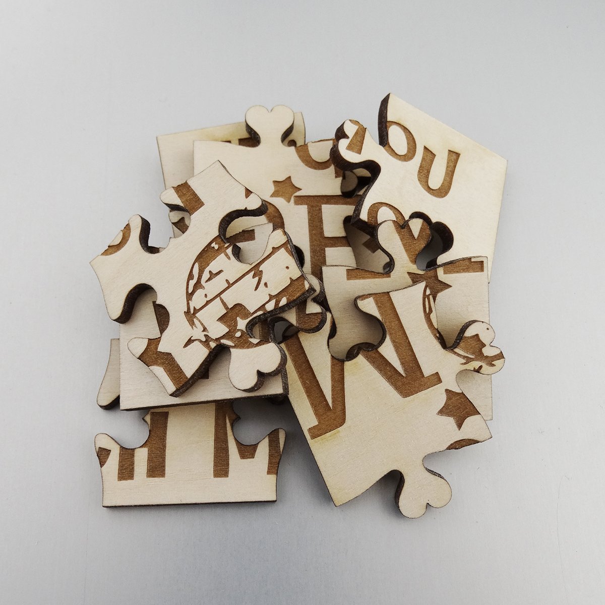 "Will You Go To Prom With Me?" Wooden Puzzle – 9-Piece Basswood, 3.5" X 3.5", Promposal Gift Box - View #11