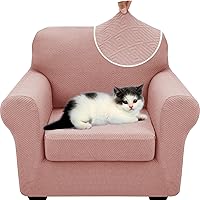 Vista 68 de XINEAGE - Fundas para sofá de 3 piezas, para sofá de 2 cojines extragrandes, funda súper elástica para sofá de 2 asientos, funda universal para sofá