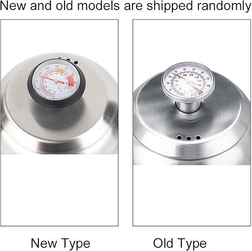 Miniatura 7 de Tetera de acero inoxidable 304 prémium para verter sobre café, cuello de cisne con termómetro, capacidad de 1 litro, 1.2 L, diseño de colmena (1.2L)