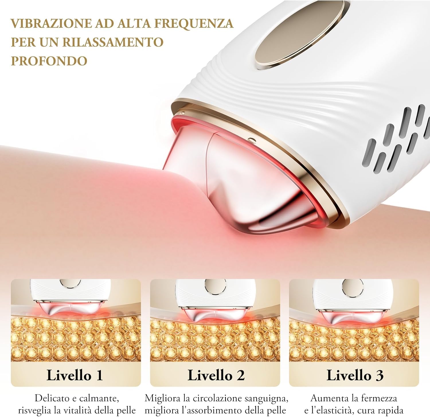 ANLAN Gua Sha Viso Elettrico per Massaggio Viso e Corpo，Massaggiatore Lifting Viso Lenisce e Rilassa, Rassoda la Pelle, Riduce il Gonfiore e il Doppio Mento e Migliora le Linee del Viso