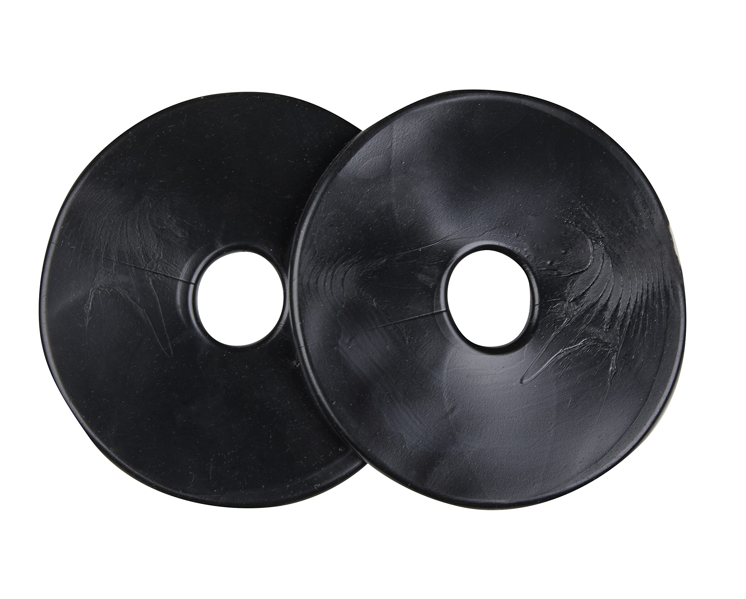 LeMieux Silicone Horse Bit Rings Pair in Black - Soft, Pliable Reduces Chafing & Rubbing - One Size
