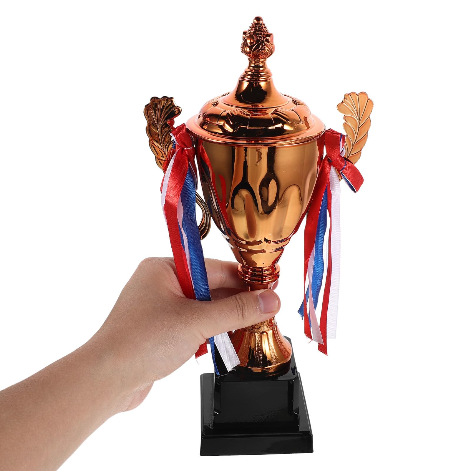 3 Piezas Set de Trofeos de Oro, Plata y Bronce para Competencia Deportiva Diseño Elegante y Acabado Metálico, Reconocimiento Distintivo y Exhibición Estable para Ceremonias