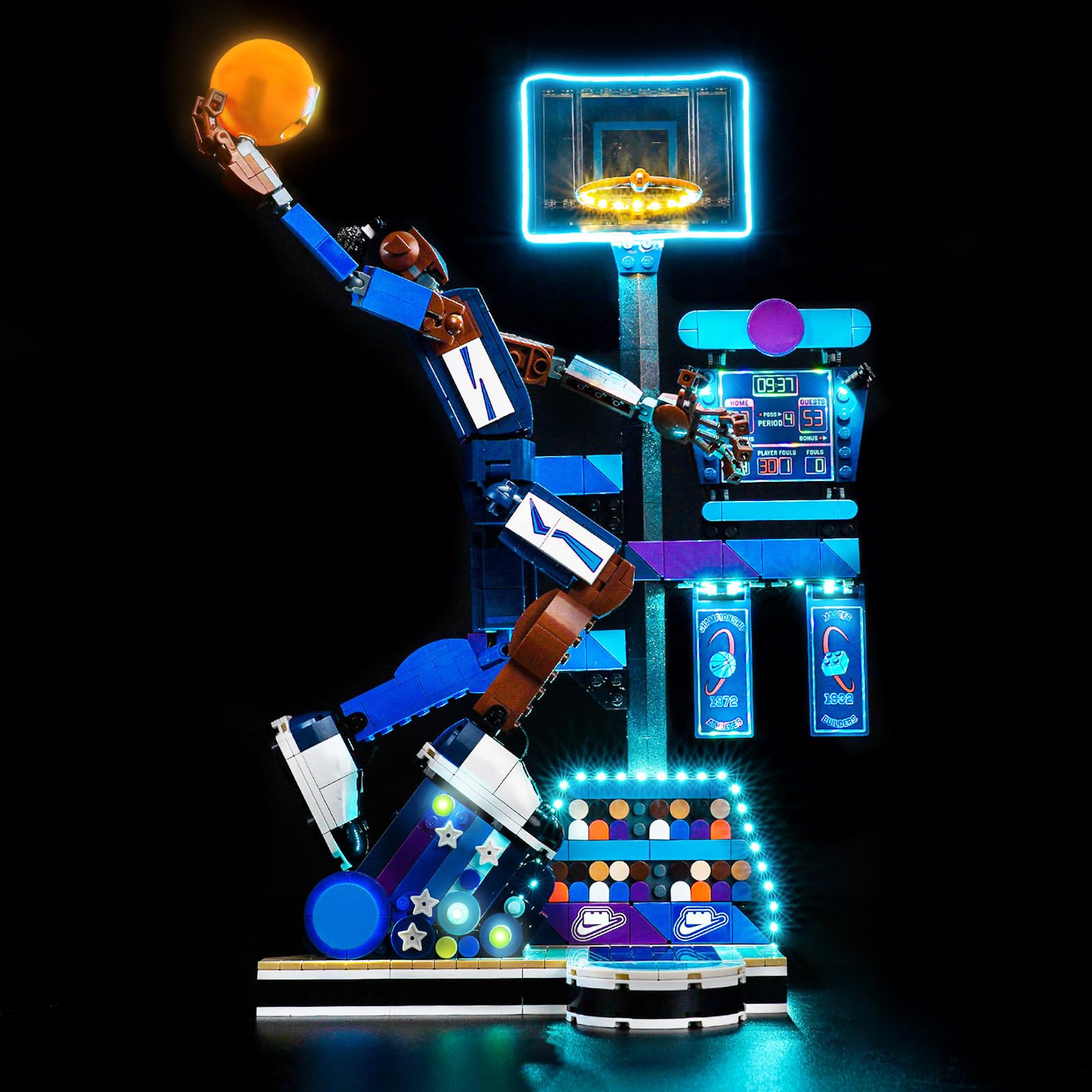 LocoLee Licht Set Kompatibel mit Lego 43010 Nike Slam Dunk (Kein - Lego-Set) Dekorative Beleuchtung Set Compatible with Lego Nike Slam Dunk