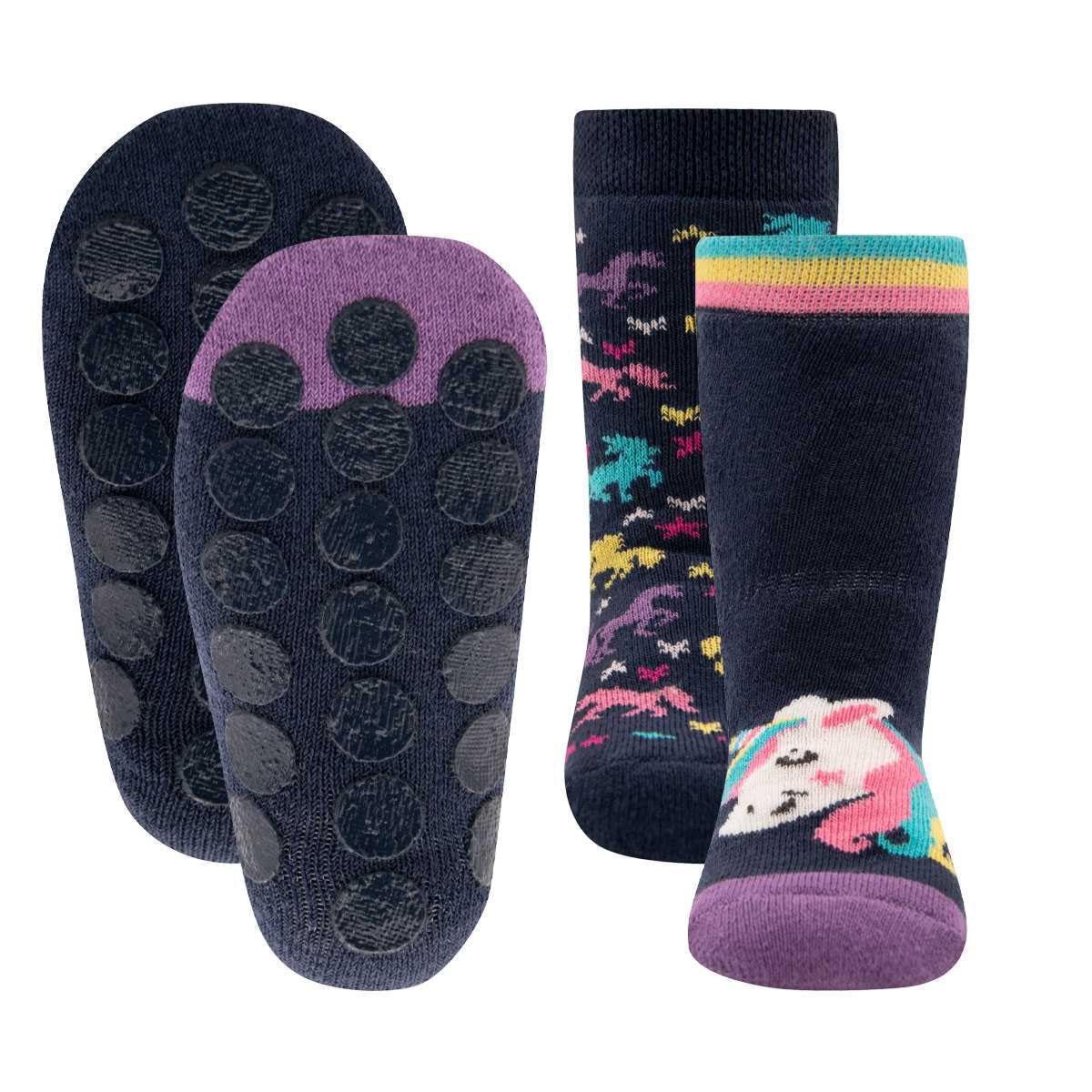 EWERS Mädchen Stoppersocken Einhorn Stoppersocken