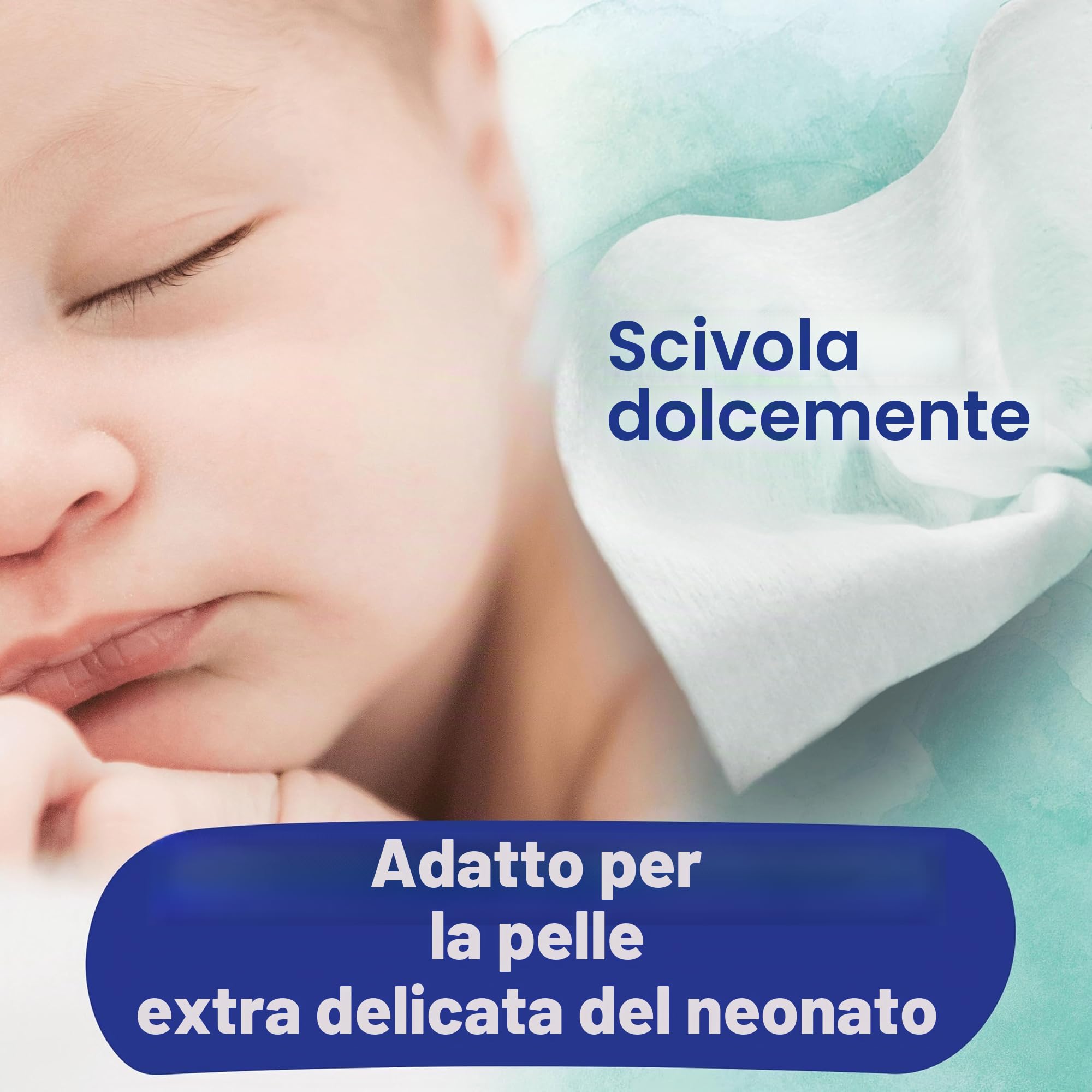 Dodot Salviette Pure Aqua per Neonato, 864 Salviette (18 confezioni da 48 unità), Aiuta A Ripristinare Il PH Naturale Della Pelle, 99% Acqua, Senza Plastica