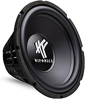 Hifonics HFX12D4 12-Inch Subwoofer - 800W Peak 400W RMS Deep Bass for Car Audio & Powersports