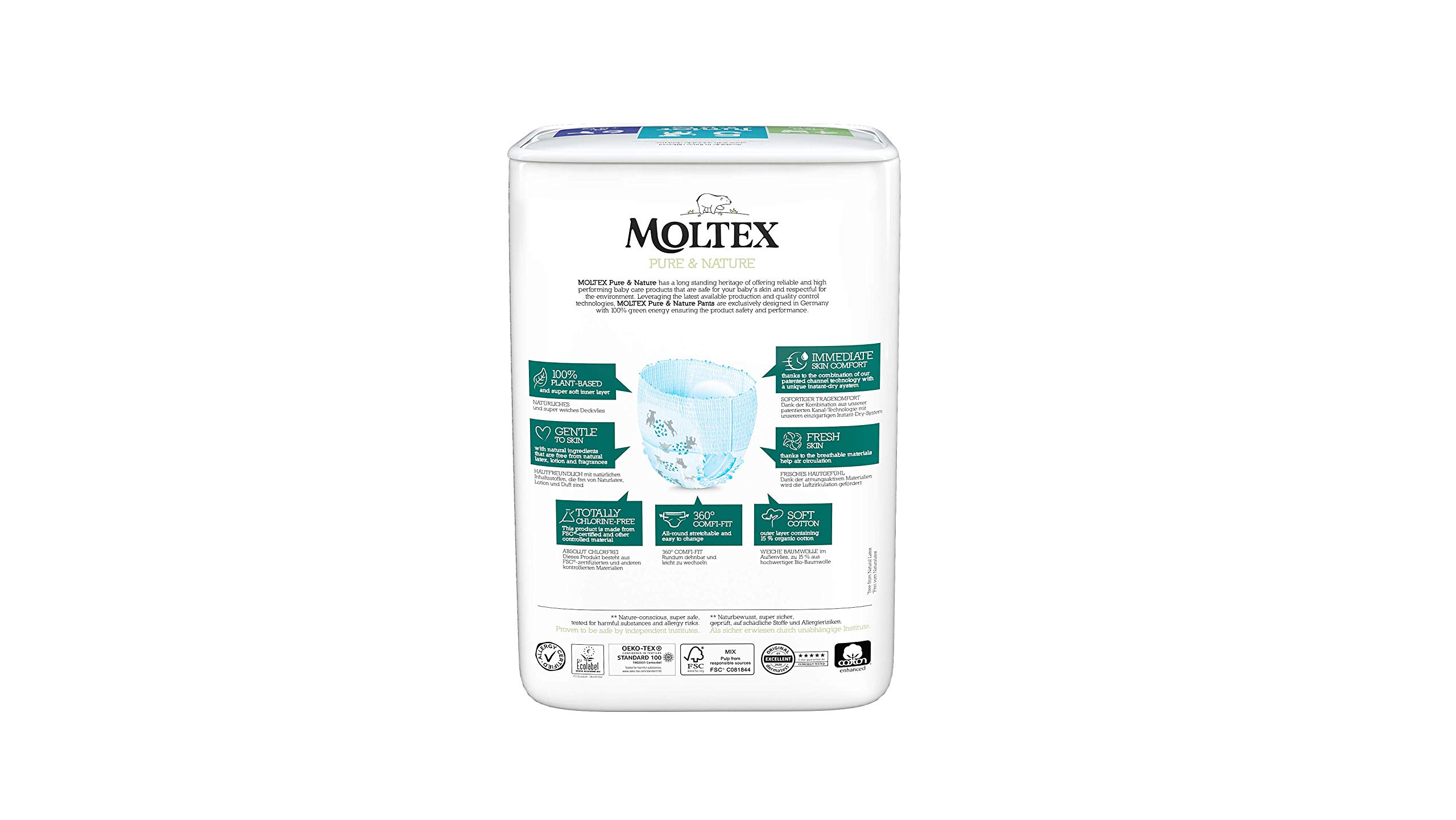 Hose Moltex Pure & Nature T5 (9-14 kg) 20 Einheiten