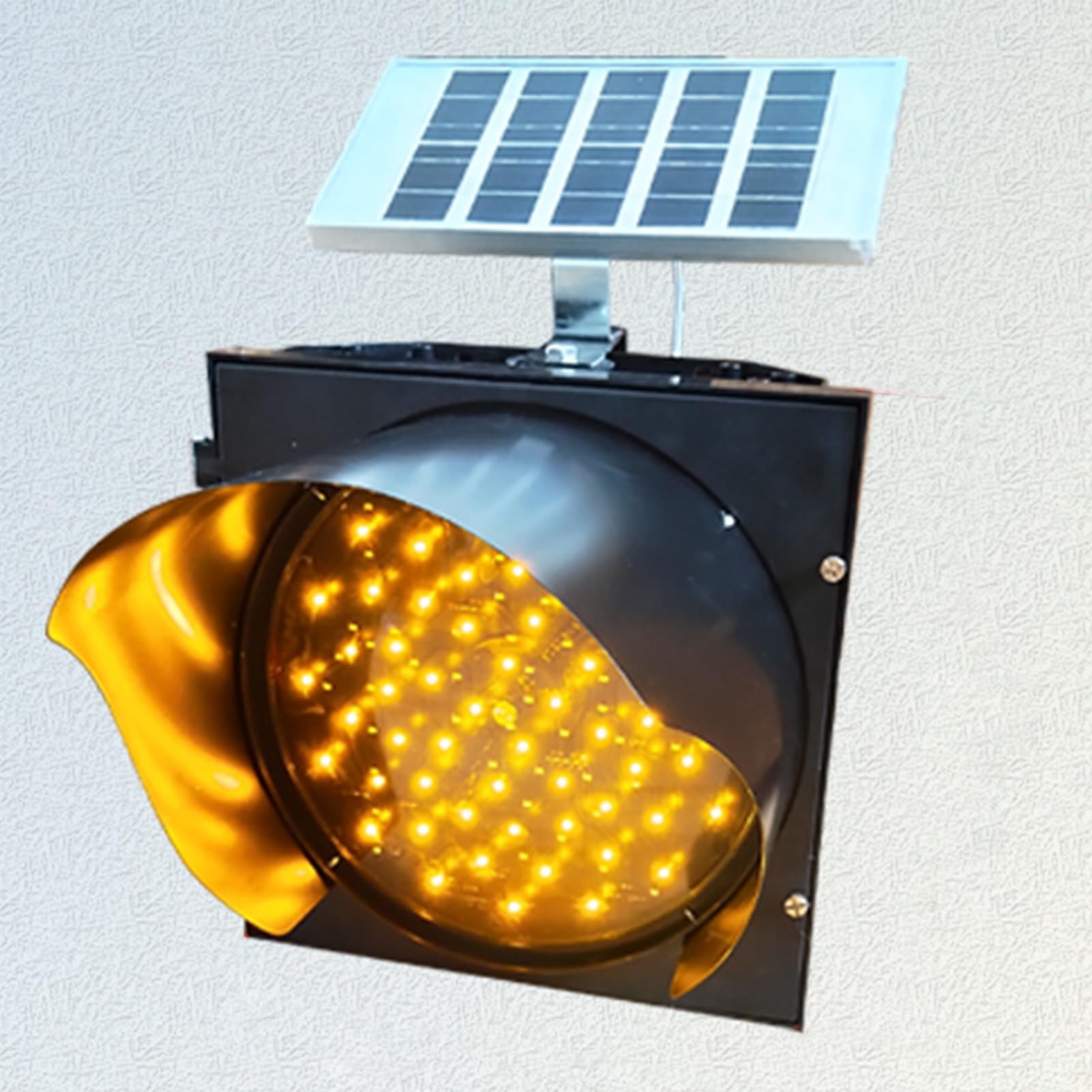 Feu stop solaire à panneau intégré et voyant d'avertissement LED puissant