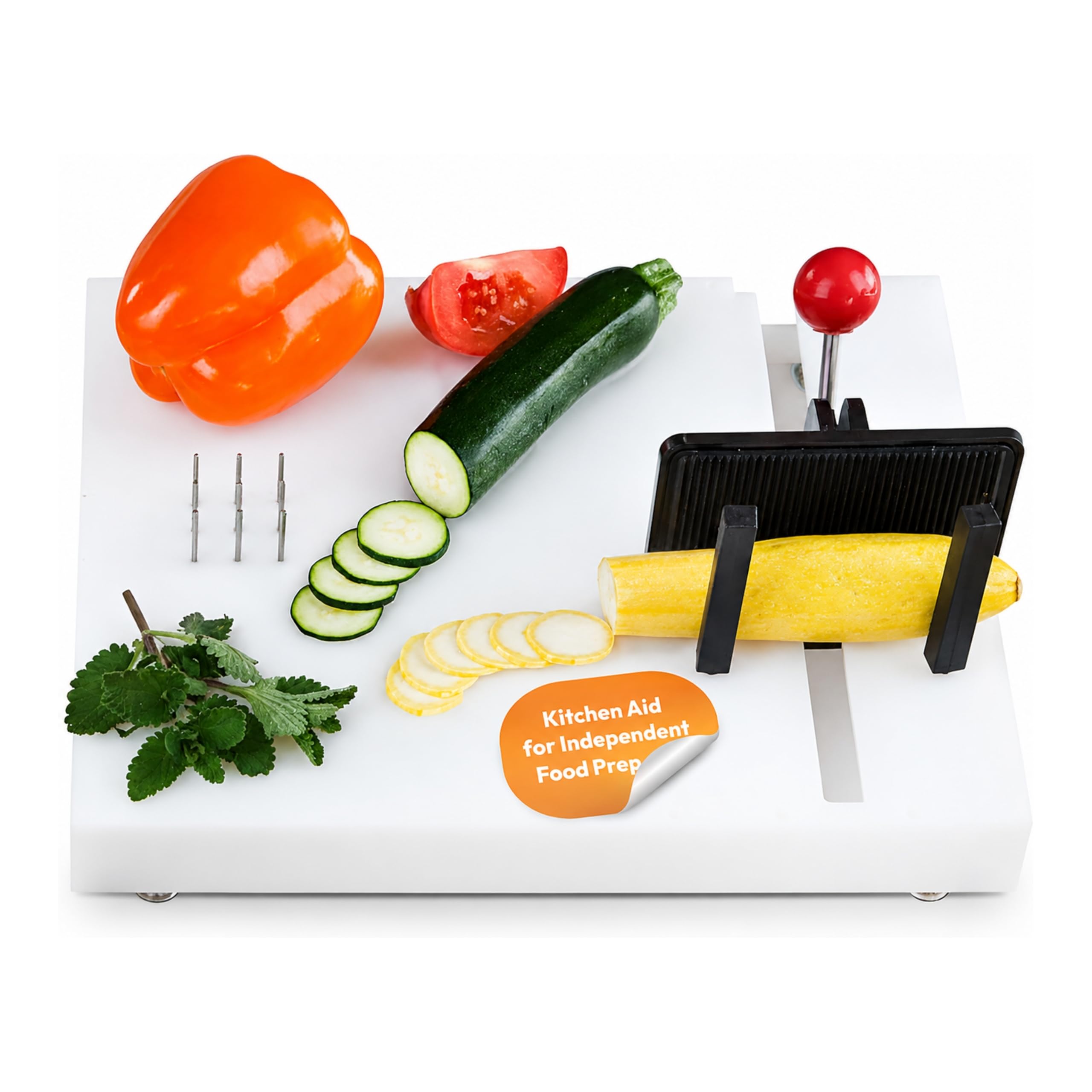 ETAC - Tabla con ayudas para cortar alimentos, multicolor