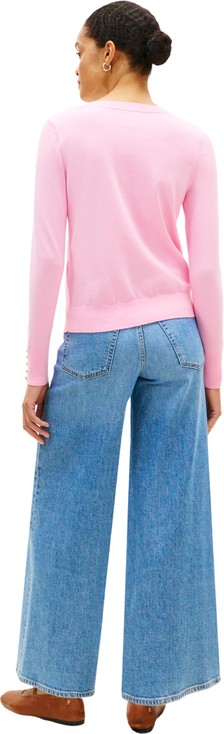Tommy Hilfiger Damen Pullover Strickpullover, Rosa (Rose Petal), XXS – Ansicht 2