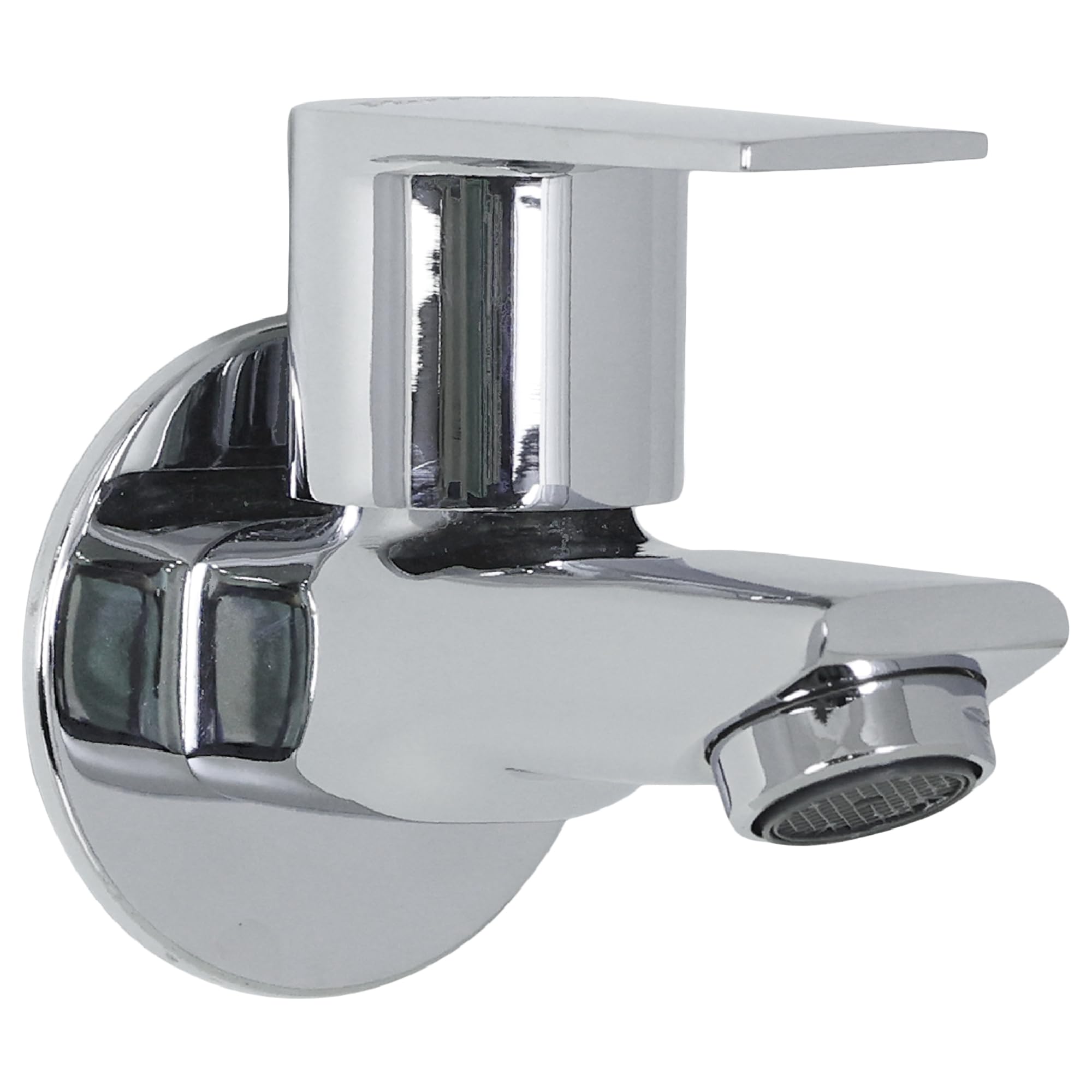 PARRYWARE Praseo Series Wall Mount Bib Cock Cold ONLY Basin TAP (Cold ONLY) (Chrome) | Single Lever, Brass Body Water Tap/Faucet/Cock for Bathroom/Kitchen Wash Basin | T1370A1-image-41