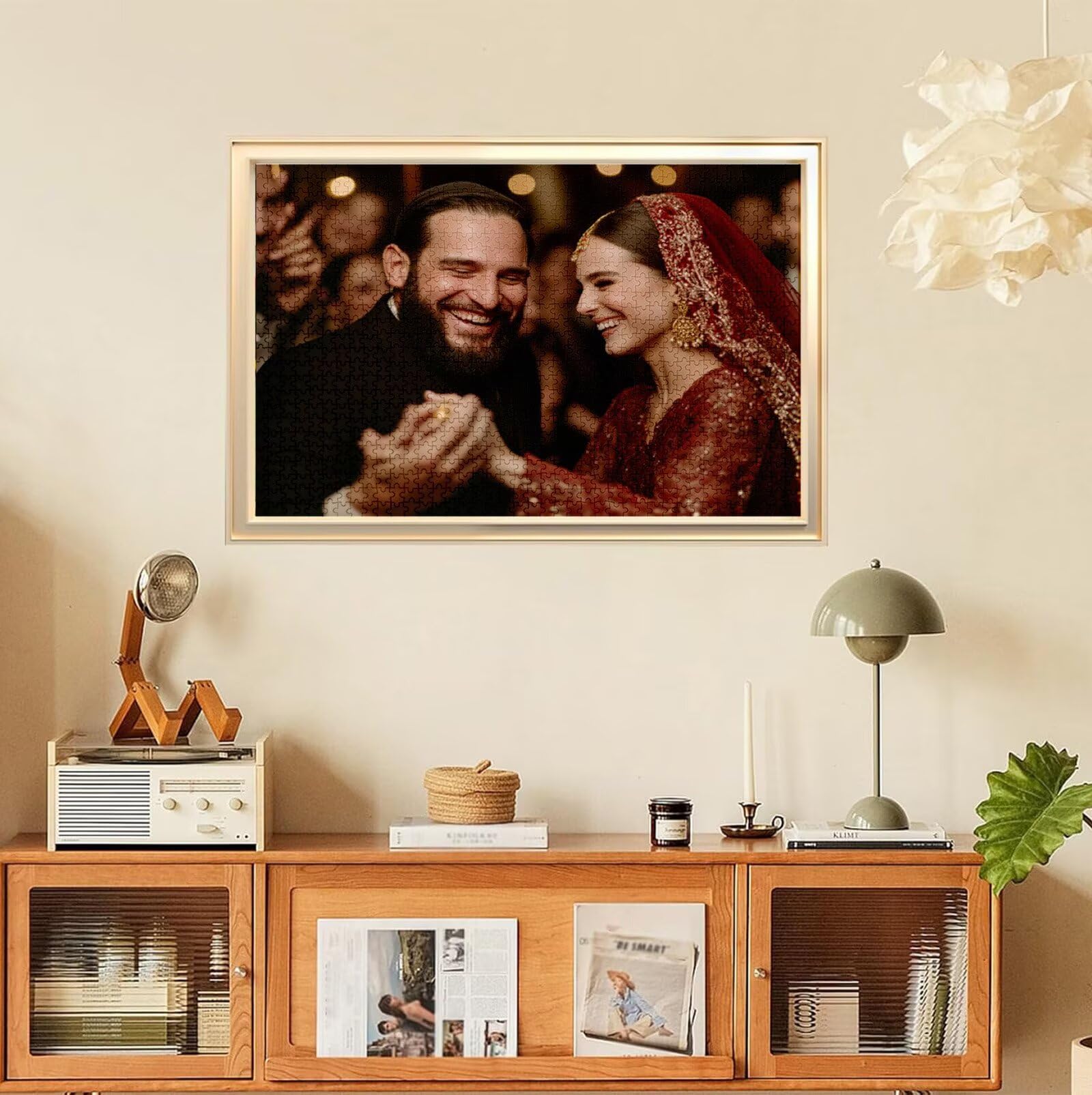 Puzzle Personalizado con Foto, Personalizada Rompecabezas Personalizado Diseña tu Logo Foto o Texto, Personalizado Navidad Halloween San Valentín Parejas Niños Familia Amigos h-3389
