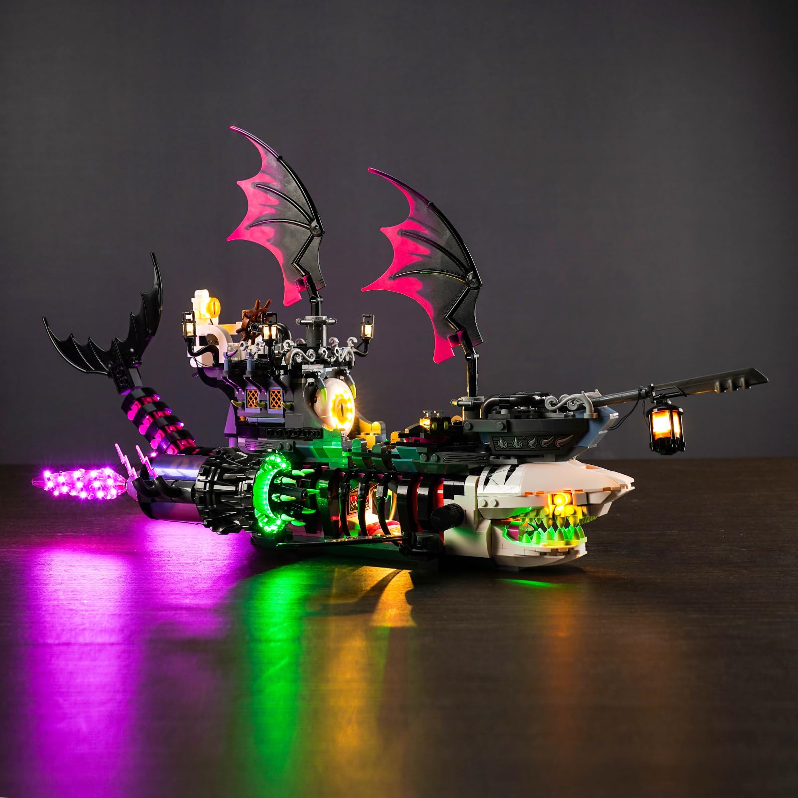 Led Light Kit for Lego Nightmare Shark Ship Led Lighting Set for Lego 71469 DREAMZzz Nightmare Shark Ship, Not Include Models - Image 2