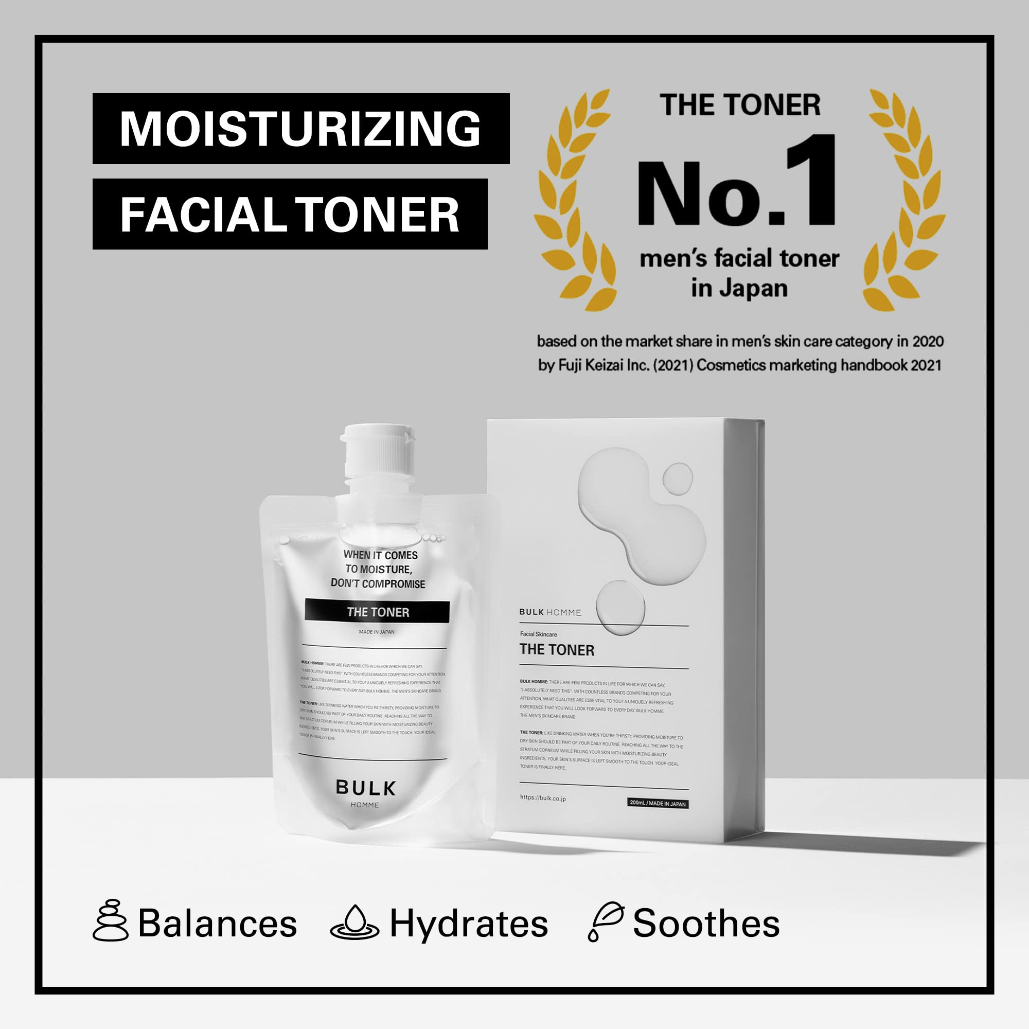 Amazon.com : BULK HOMME - THE TONER, 6.8 fl oz | Men