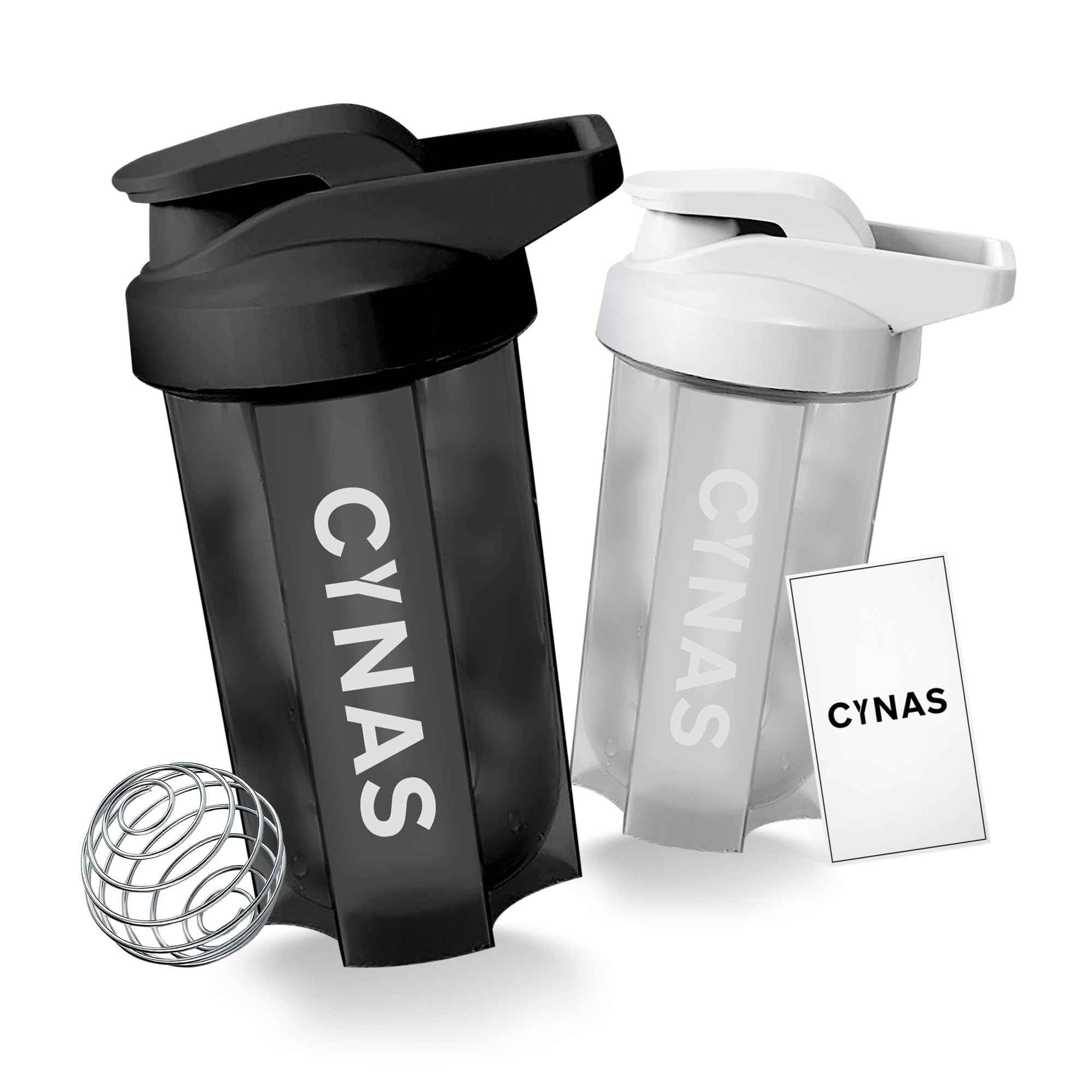 Set of 2 Portable Mixer for Shakes and Smoothies, Spill-Proof and Easy to Clean