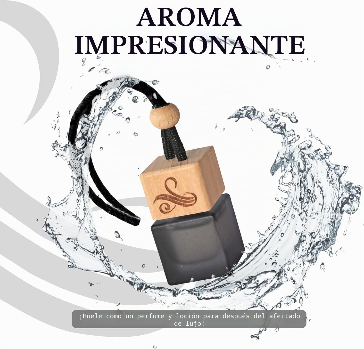Creed - Ambientador de Coche para Hombre | Fragancias Inspiradas en el Perfume de Aventos | Tecnología Eliminadora de Olores | Aroma Fuerte
