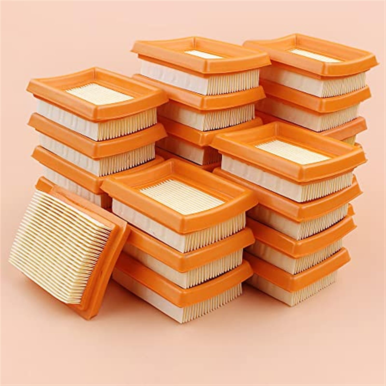 Kit de Filtro de Aire de 25 Piezas/Lote for recortadoras STIHL FS120 FS200 FS250 FS300 FS310 FS350 BT120C BT121 BT130 41311410300, 4131 141 0300 Filtro de Aire para cortacésped