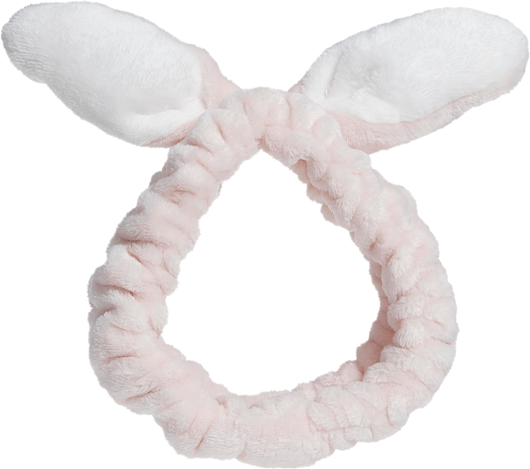 B.C BEAUTY CONCEPTS Cute Bunny Ears Spa Headband - Soft, Adjustable, and Adorable Hair Accessory for Skincare and Makeup Routines