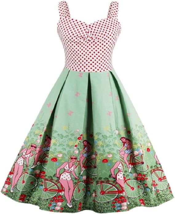 Amazon レディース ヴィンテージ風 ワンピース レトロ ドレス 女性用 ドレス 結婚式 パーティー イブニングドレス 通販