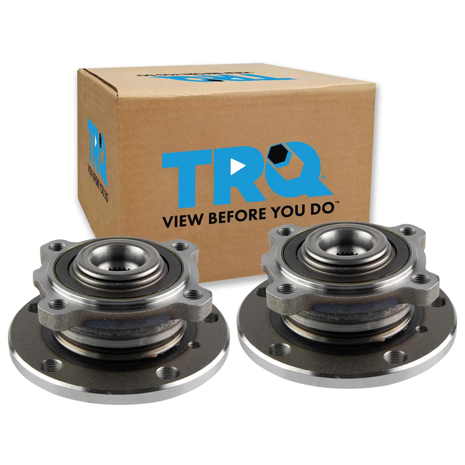TRQ Left and Right Wheel Bearing and Hub Assembly Set 2 Piece