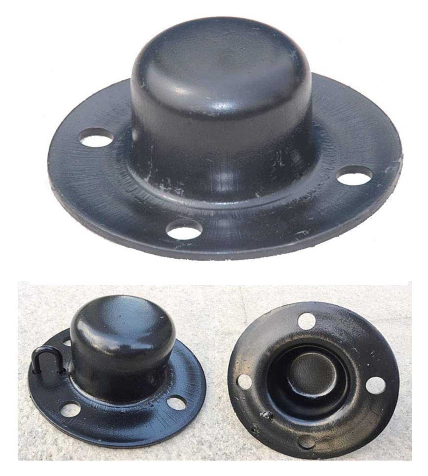Paletti di Sicurezza per vialetti d'accesso e Set di Catene in plastica da 5 m, paletti di parcheggio con Anello di Sospensione e Nastro Riflettente, Base Mobile