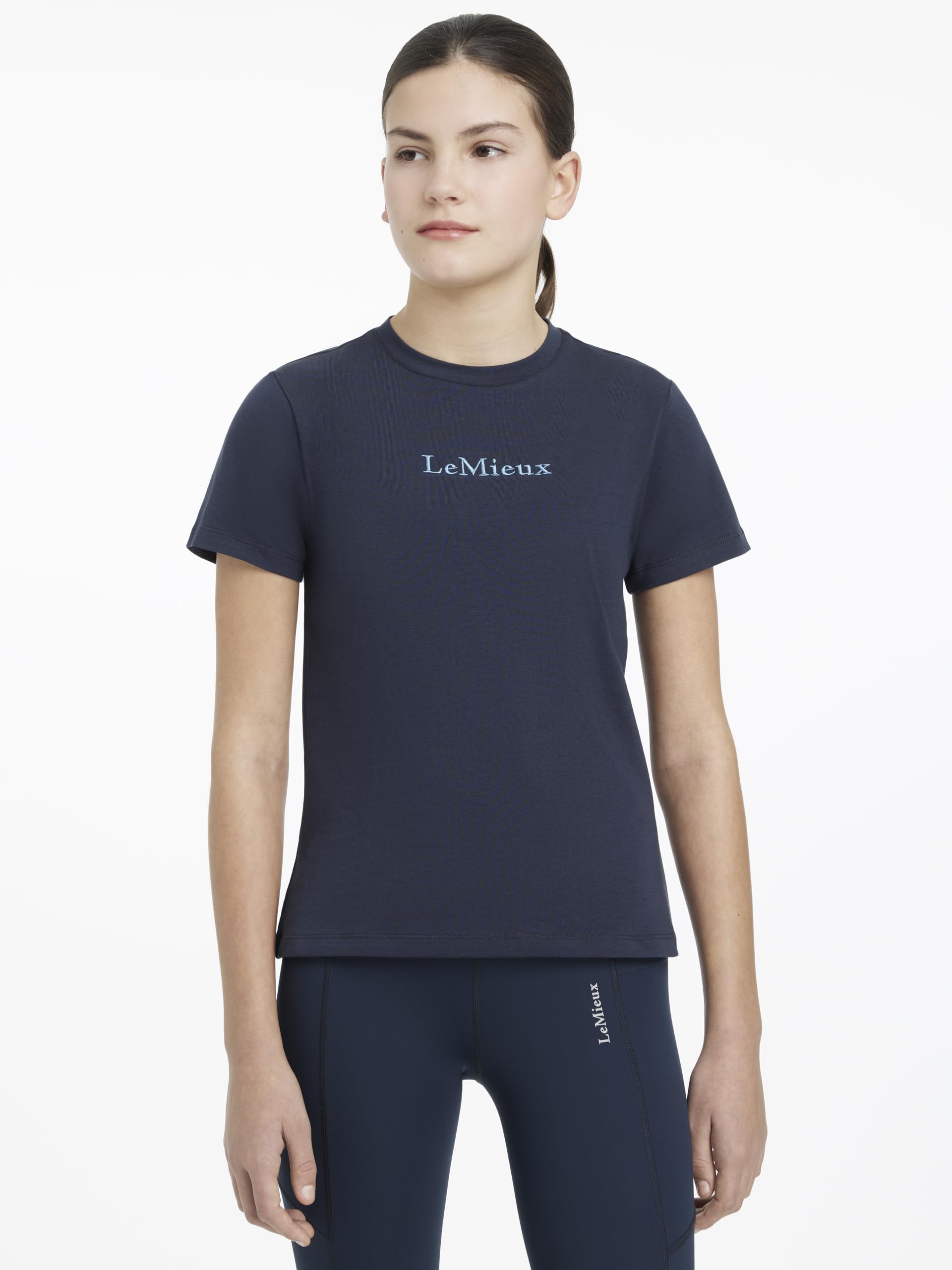 LeMieux Young Rider Classique - Camiseta para niños, color azul marino