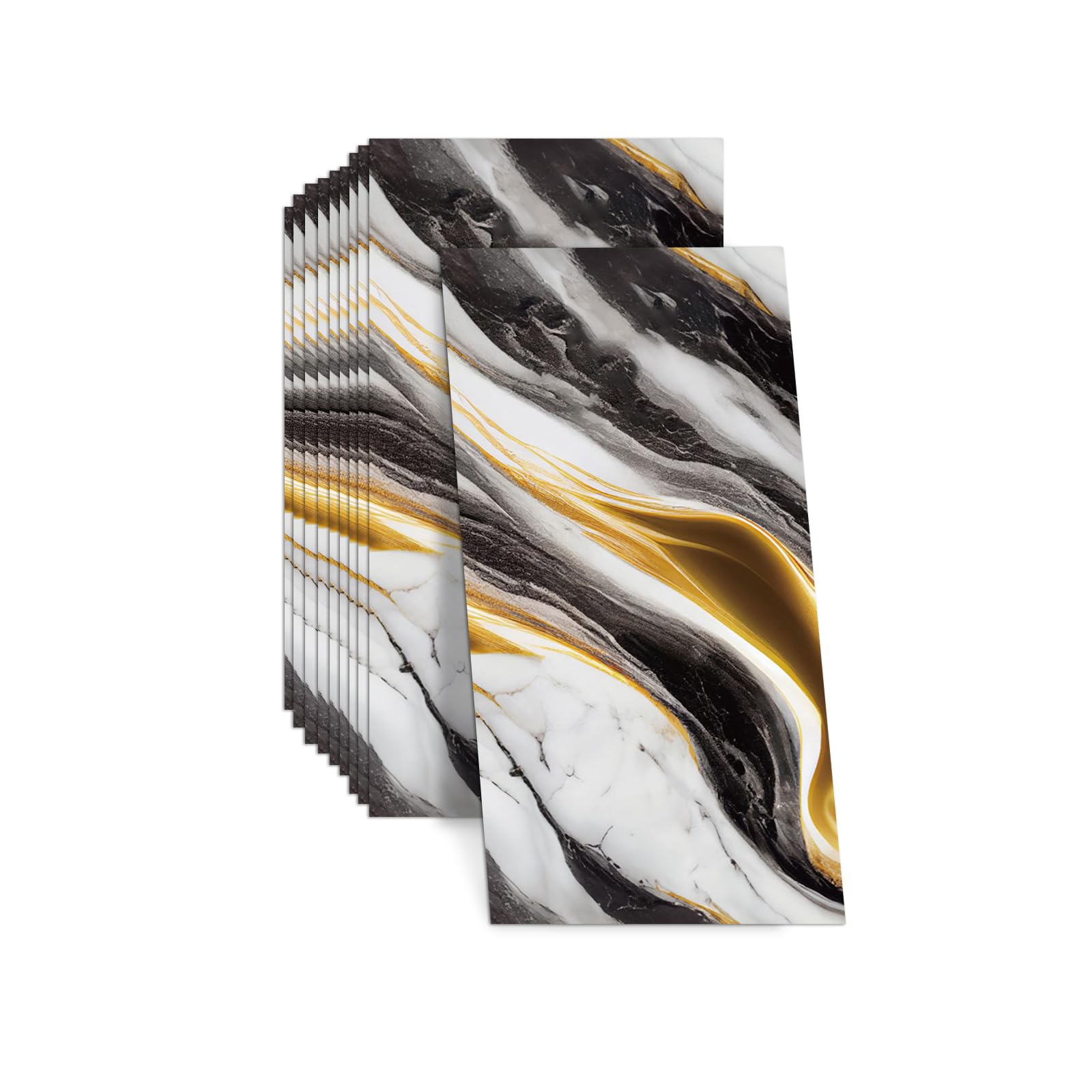 6 Rotoli Carta Adesive Per Mobili 45X200cm Effetto Marmo Carta Da Parati Autoadesive Rivestimento Pvc Lavabile 78300476 - Foto 11