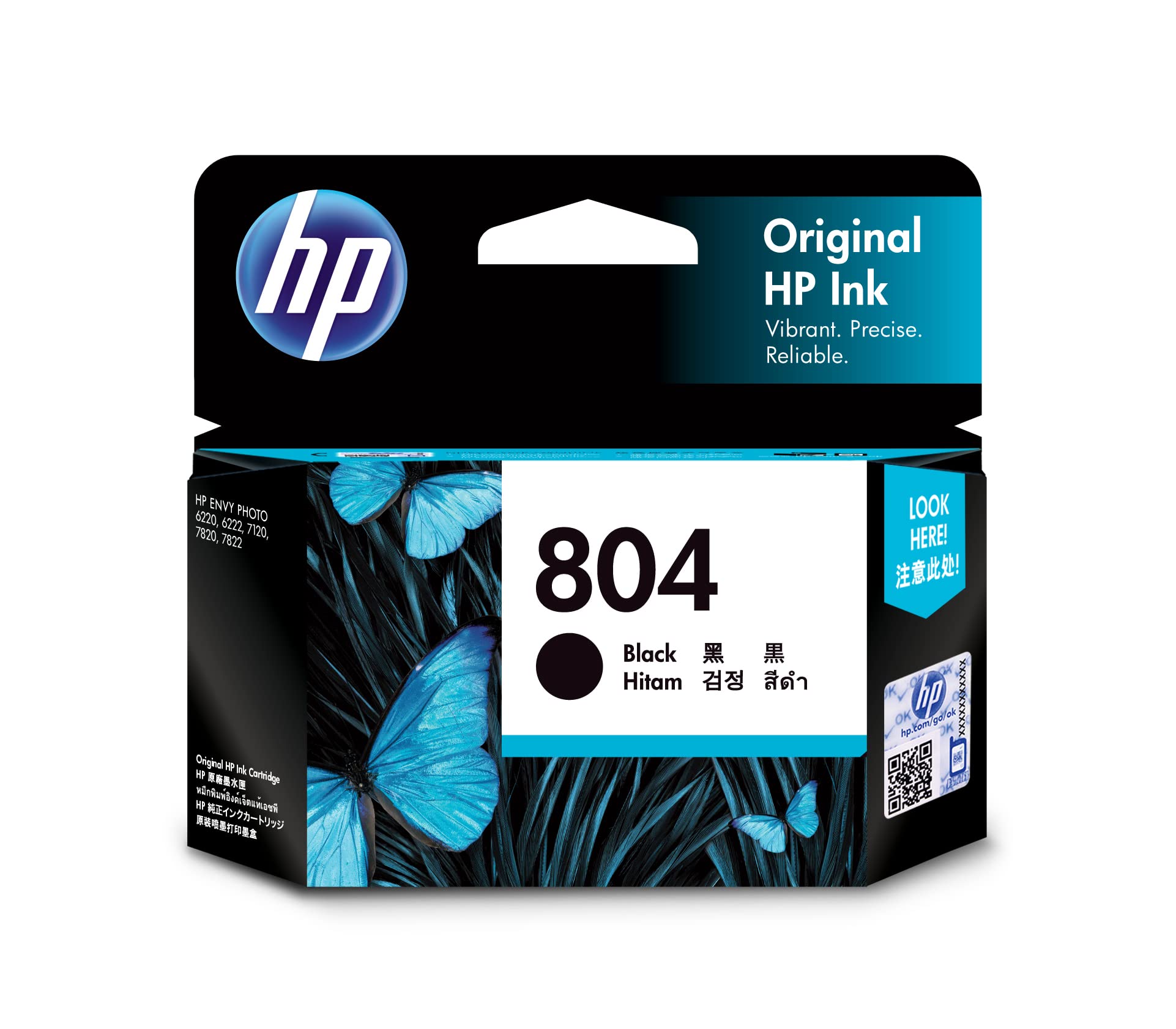 Amazon.co.jp: HP 804 純正 インクカートリッジ 黒 ブラック T6N10AA  