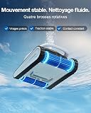 ECOVACS Ultramarine P1 Robot Piscine Nettoyage Fond et parois, Aspirateur Piscine 180 Min, 180 m², Aspiration UltraPure 300 L/Min, Application, Filtre Double Couche, Navigation SmartNavi (Blanc) - 3