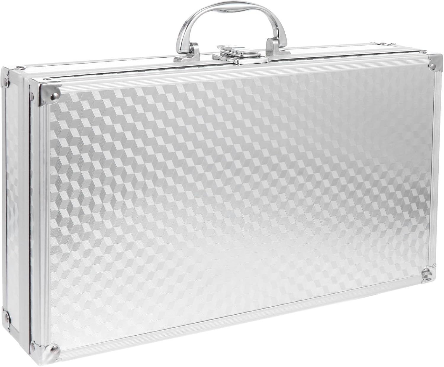 TIDTALEO Aluminum Sound Cards Carrying Case Set Sturdy Aluminum Alloy Handheld Storage Box with Handle